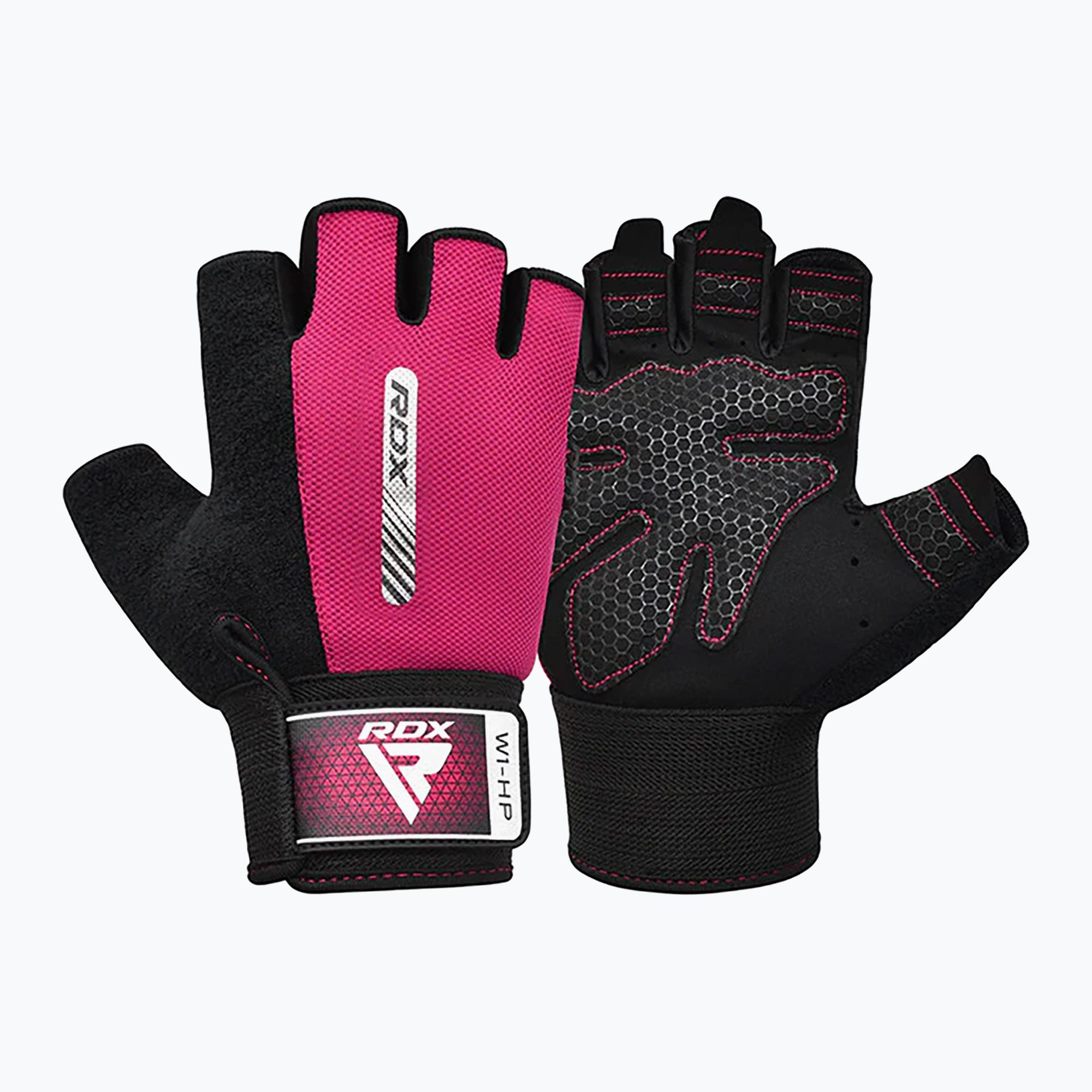 Guanti da allenamento RDX Gym W1 rosa (M) (Gym Workout W1 WGA-W1HP-S)