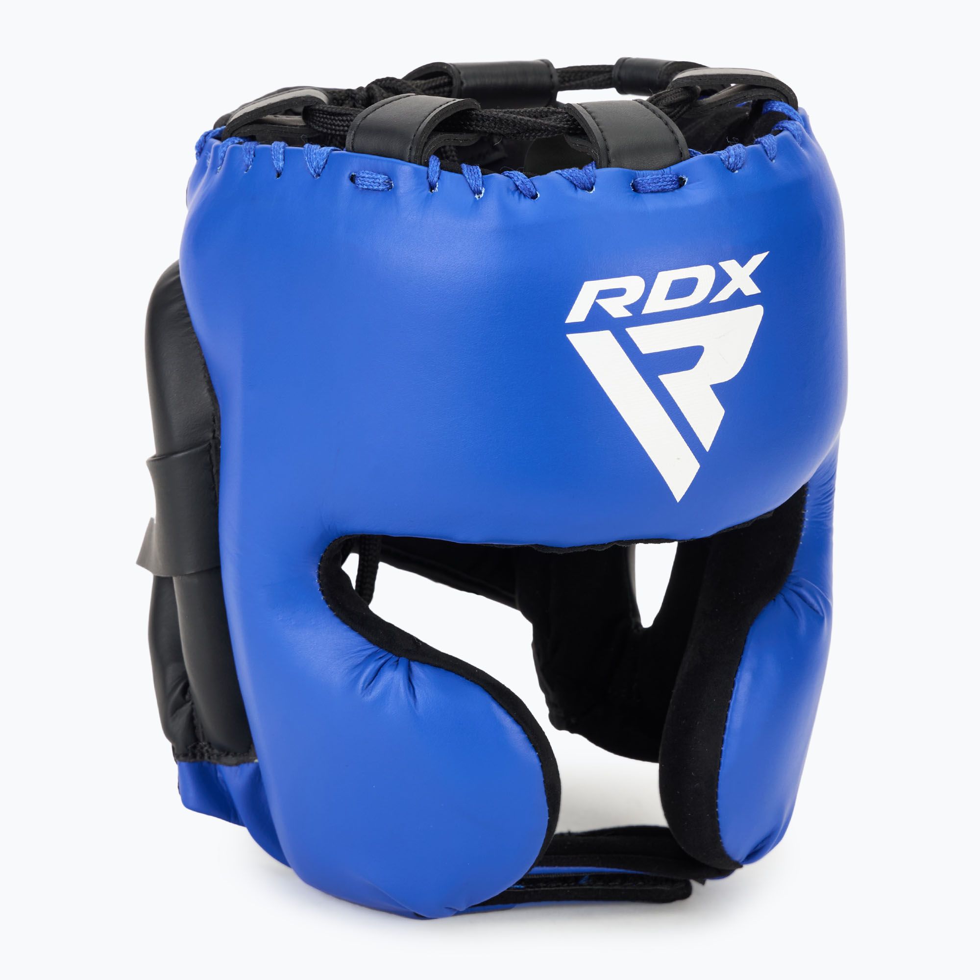 Kask bokserski RDX APEX Boxing Head Gear With Cheek Protector blue 