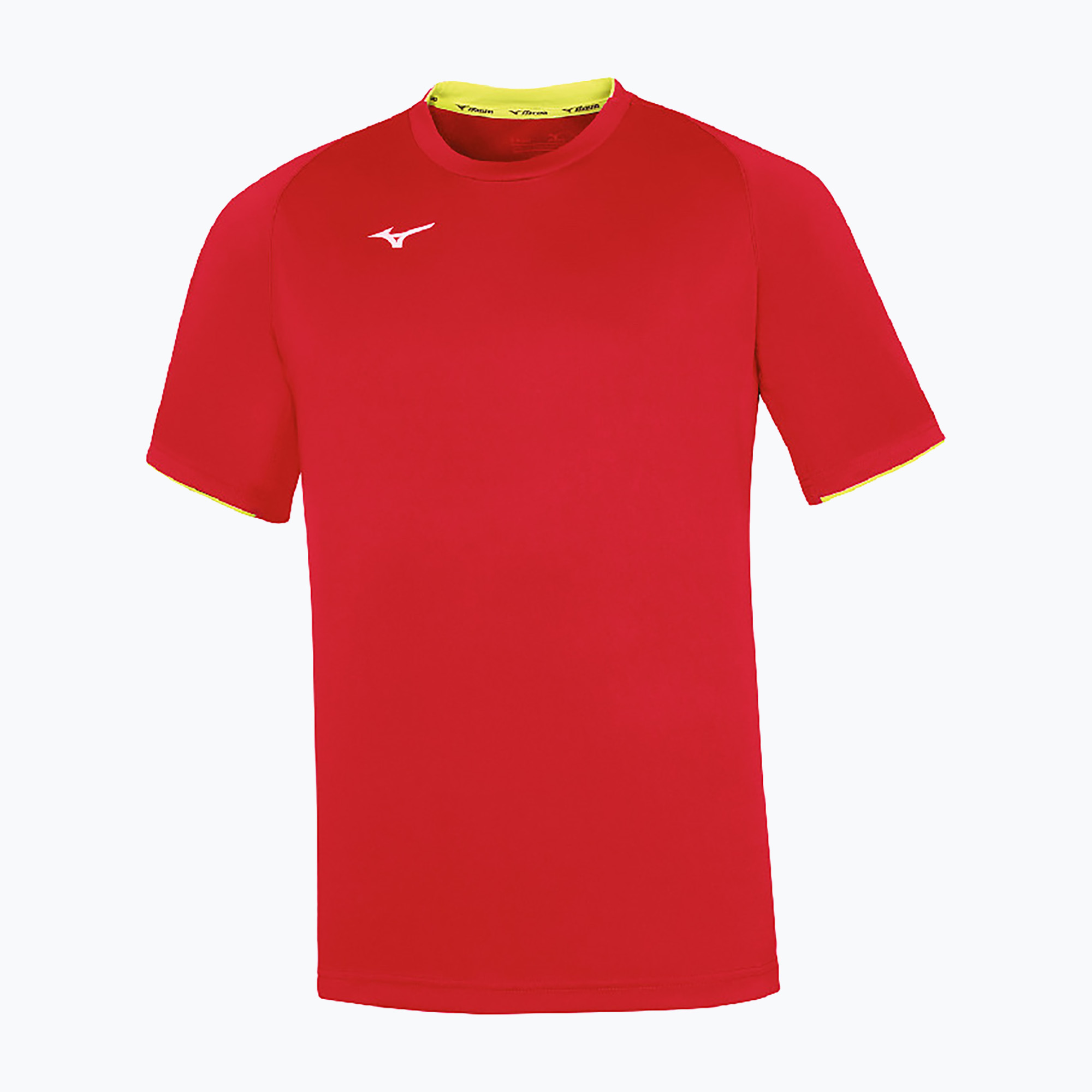 Детска тренировъчна тениска  Mizuno Core SS red/yellow fluo