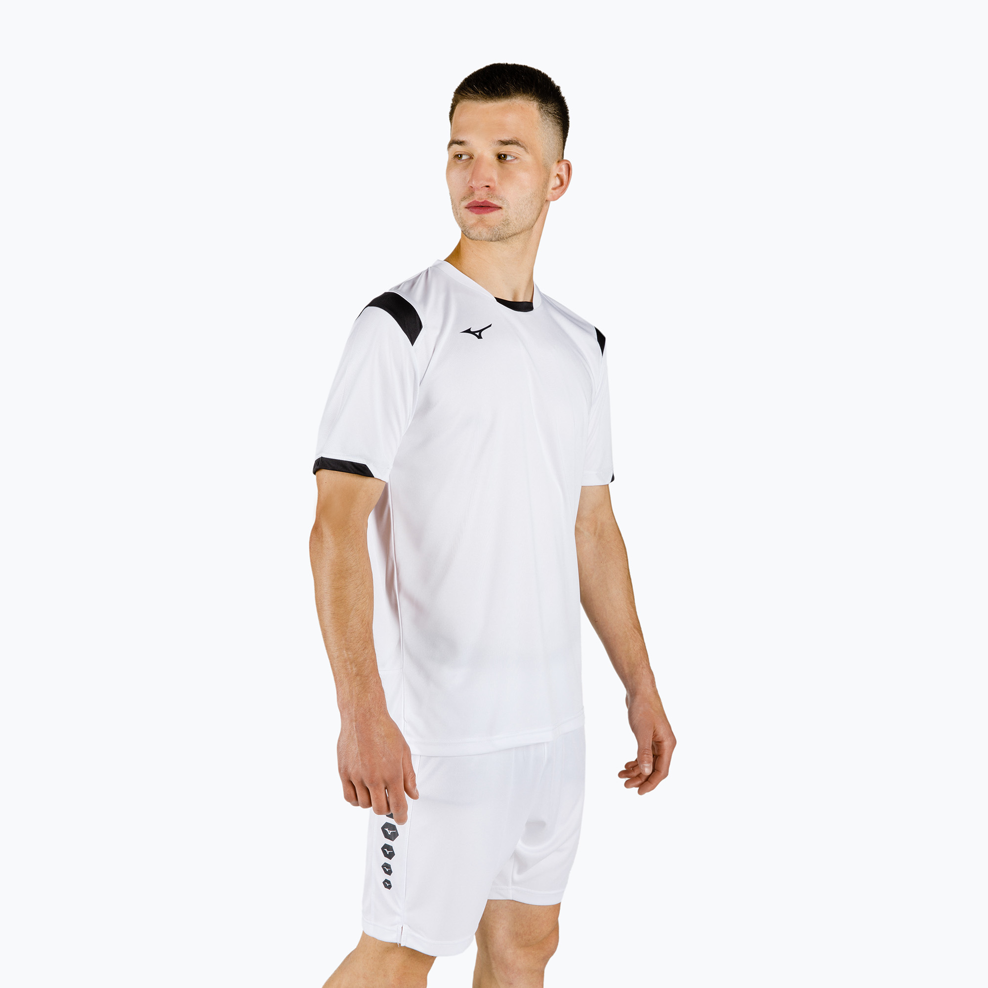 Camicia da allenamento Mizuno Premium Handball uomo bianco X2FA9A0201 (XL) (Premium Handball SS X2FA9A0201)