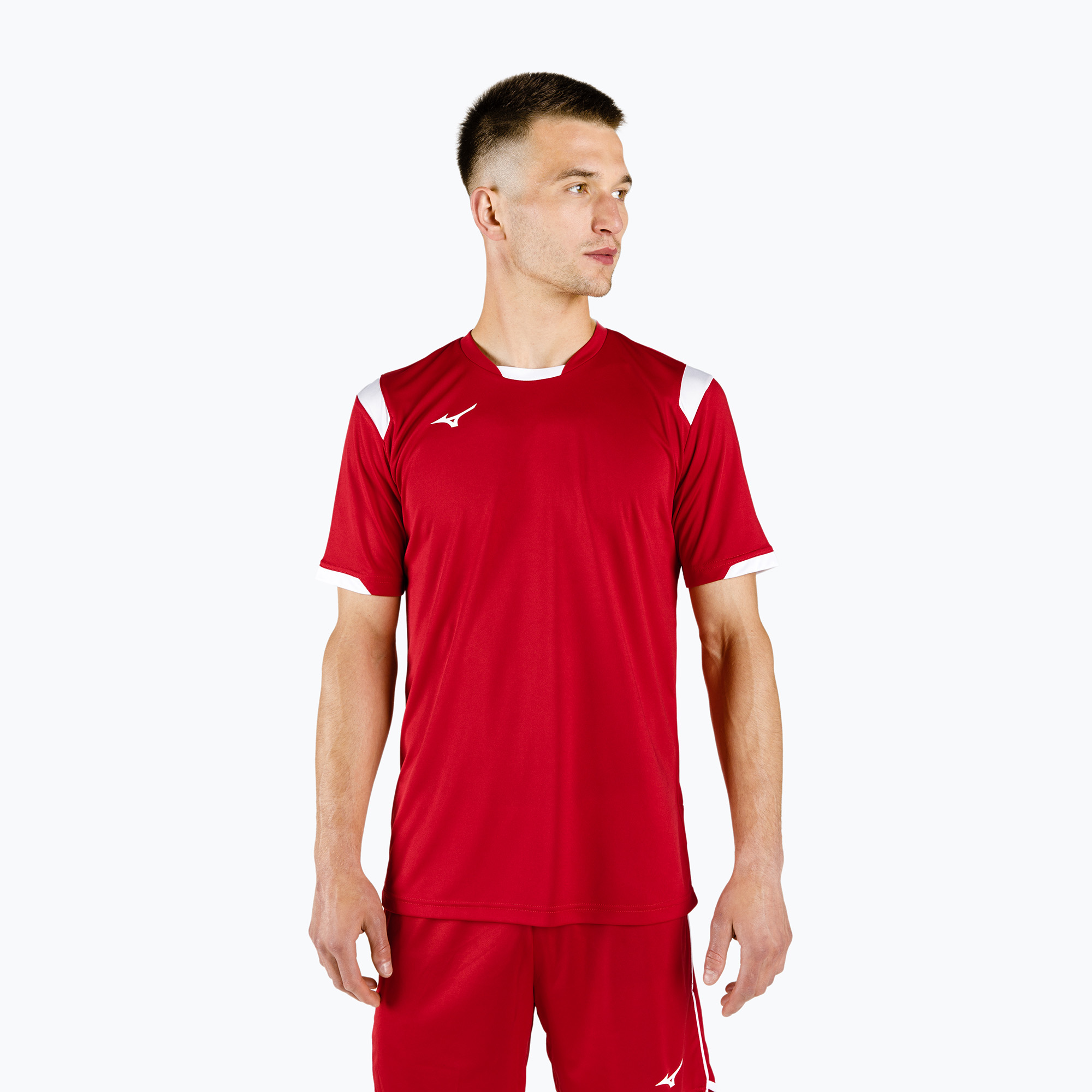 Maglietta da allenamento Mizuno Premium Handball uomo rosso X2FA9A0262 (XL) (Premium Handball SS X2FA9A0262)