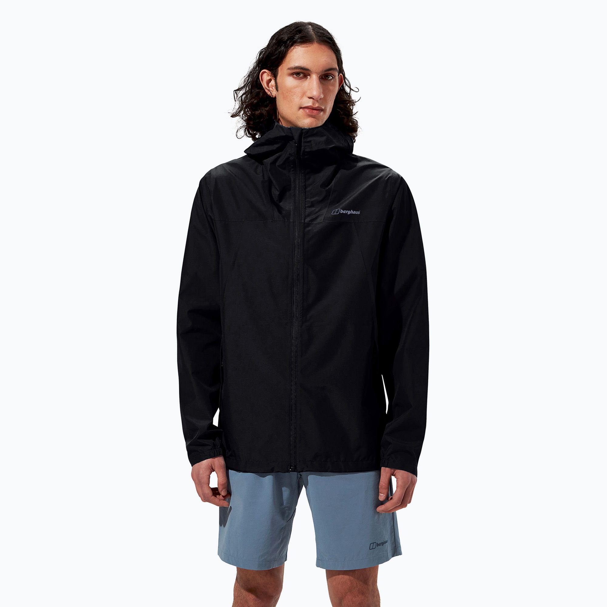 Kurtka przeciwdeszczowa męska Berghaus Deluge Pro 3.0 black/black 