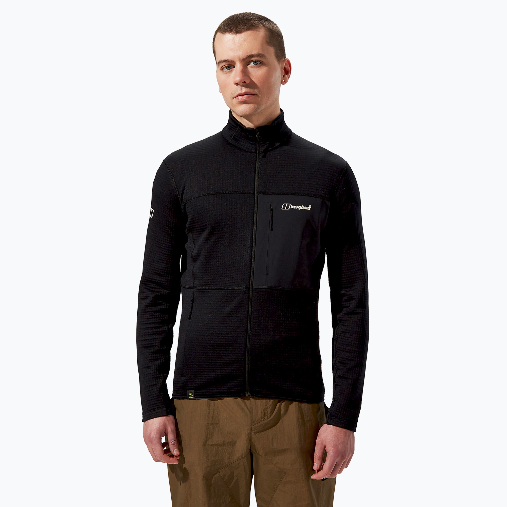 Bluza polarowa męska Berghaus Ridge-Hiker black 