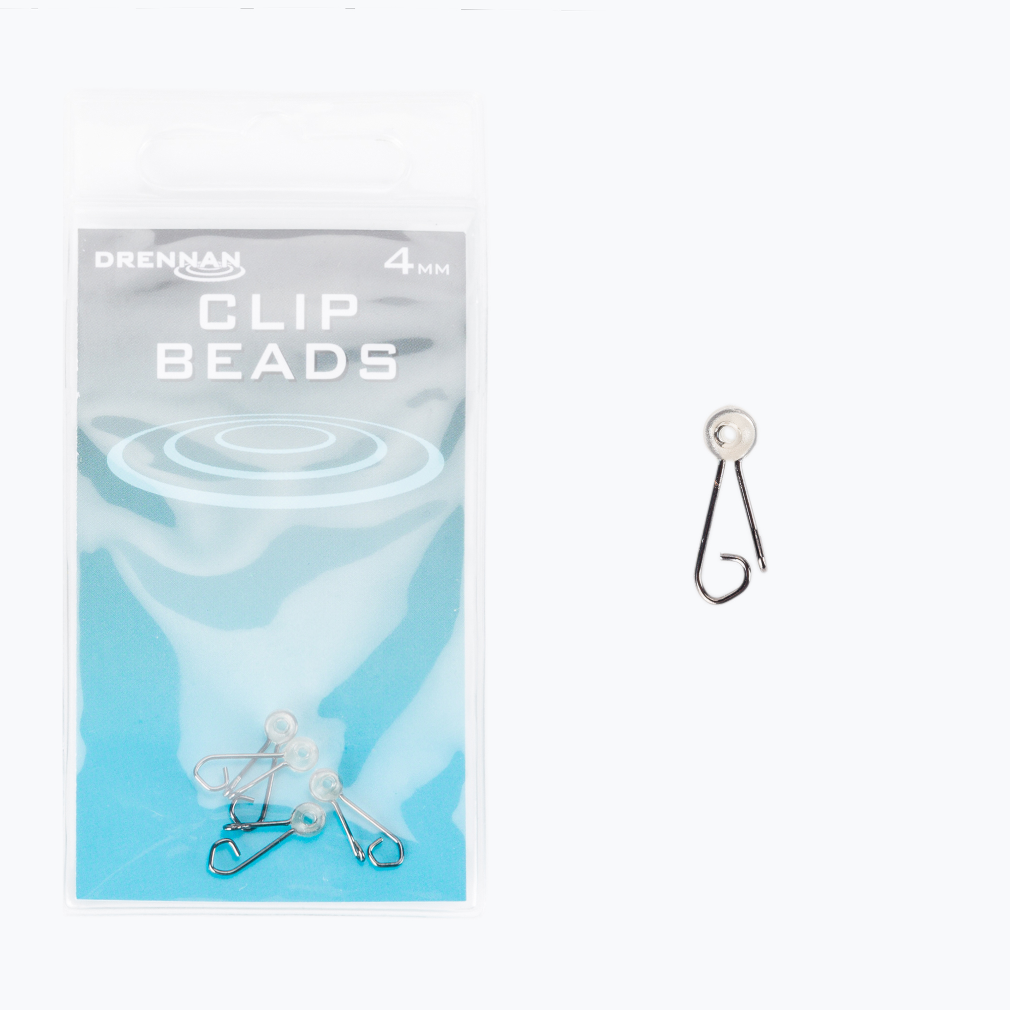 Drennan Clip Bead methode biztonsági gombostű 6 db fekete TGCBM004 (Clip Bead ze stoperem TGCBM004)
