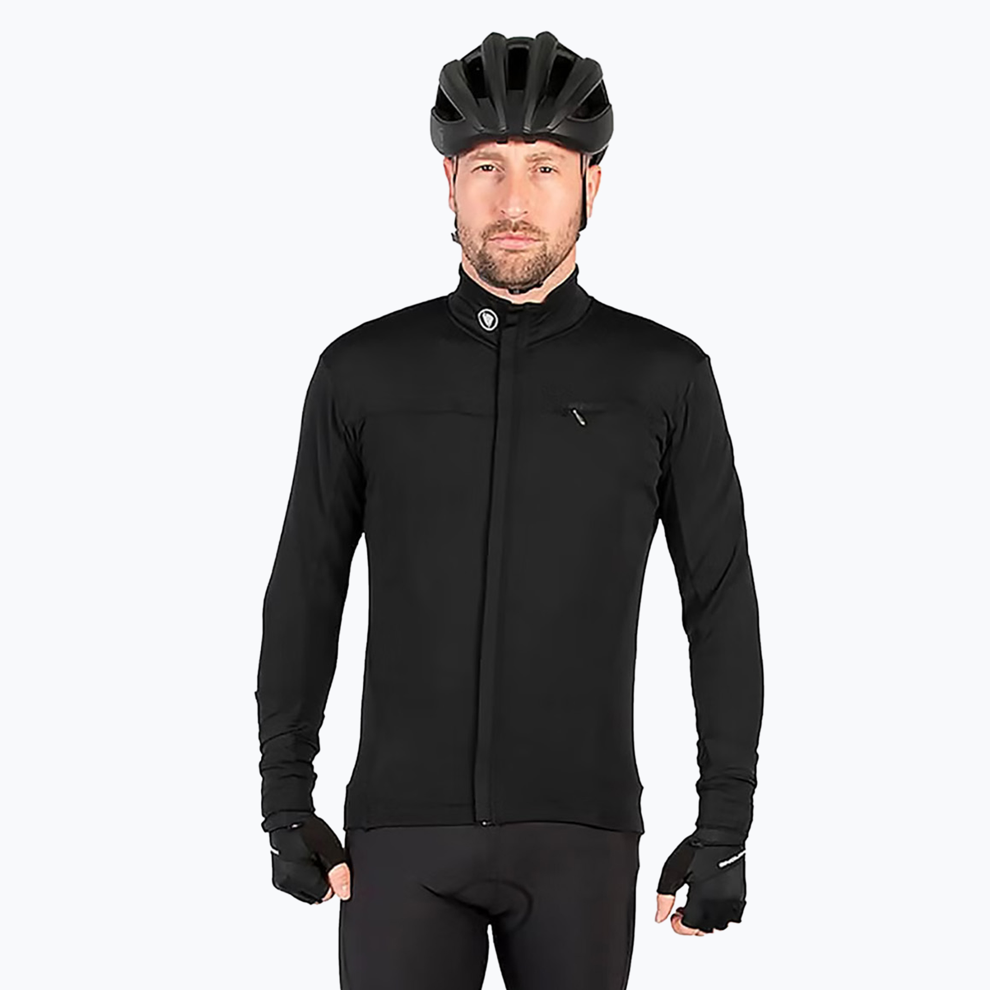 Endura Xtract Roubaix da uomo, manica lunga da ciclismo, nero (XL) (Xtract Roubaix L/S E3134BK)