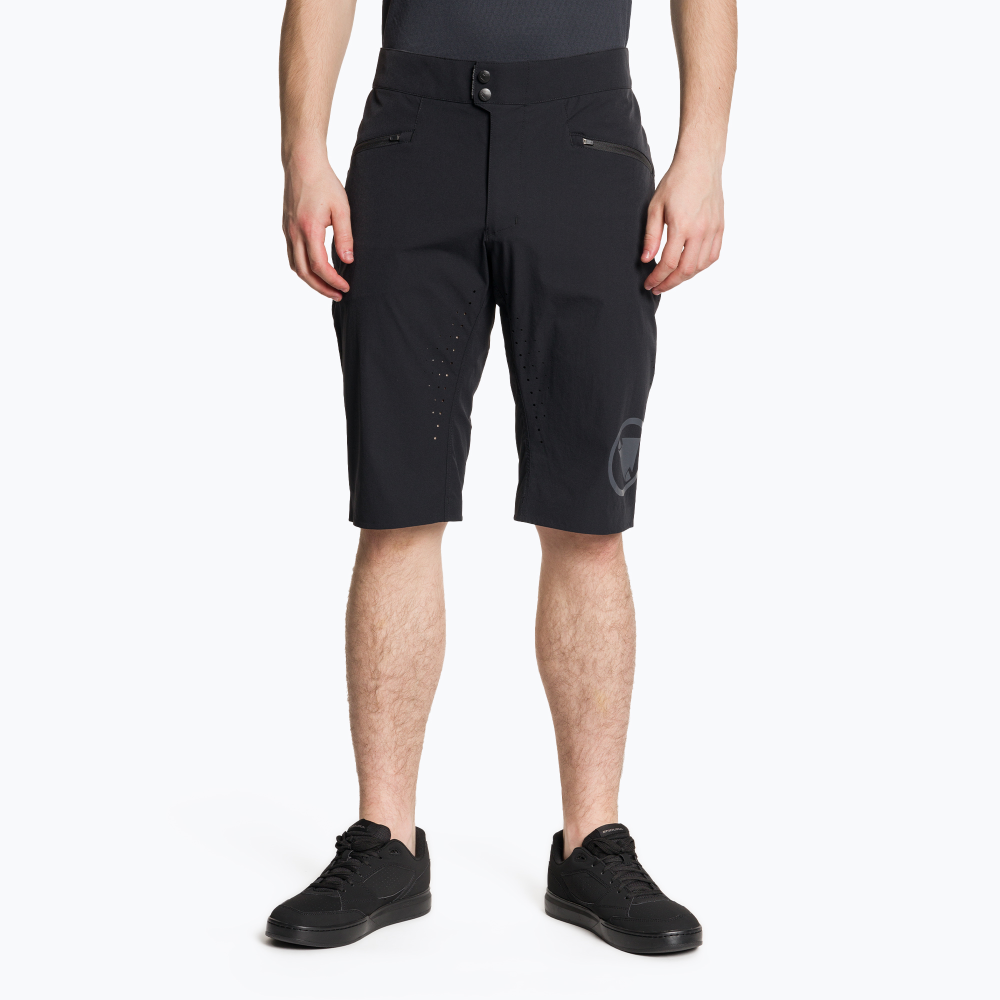Мъжки къси панталони за колоездене Endura Singletrack Lite Short Std black