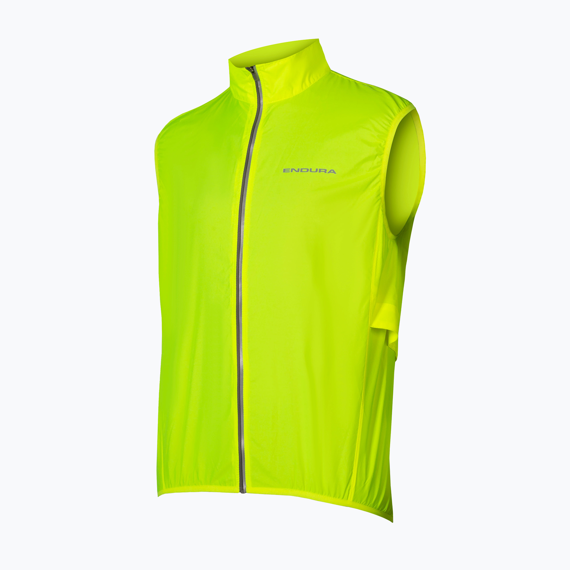 Мъжка велосипедна жилетка Endura Pakagilet hi-viz yellow