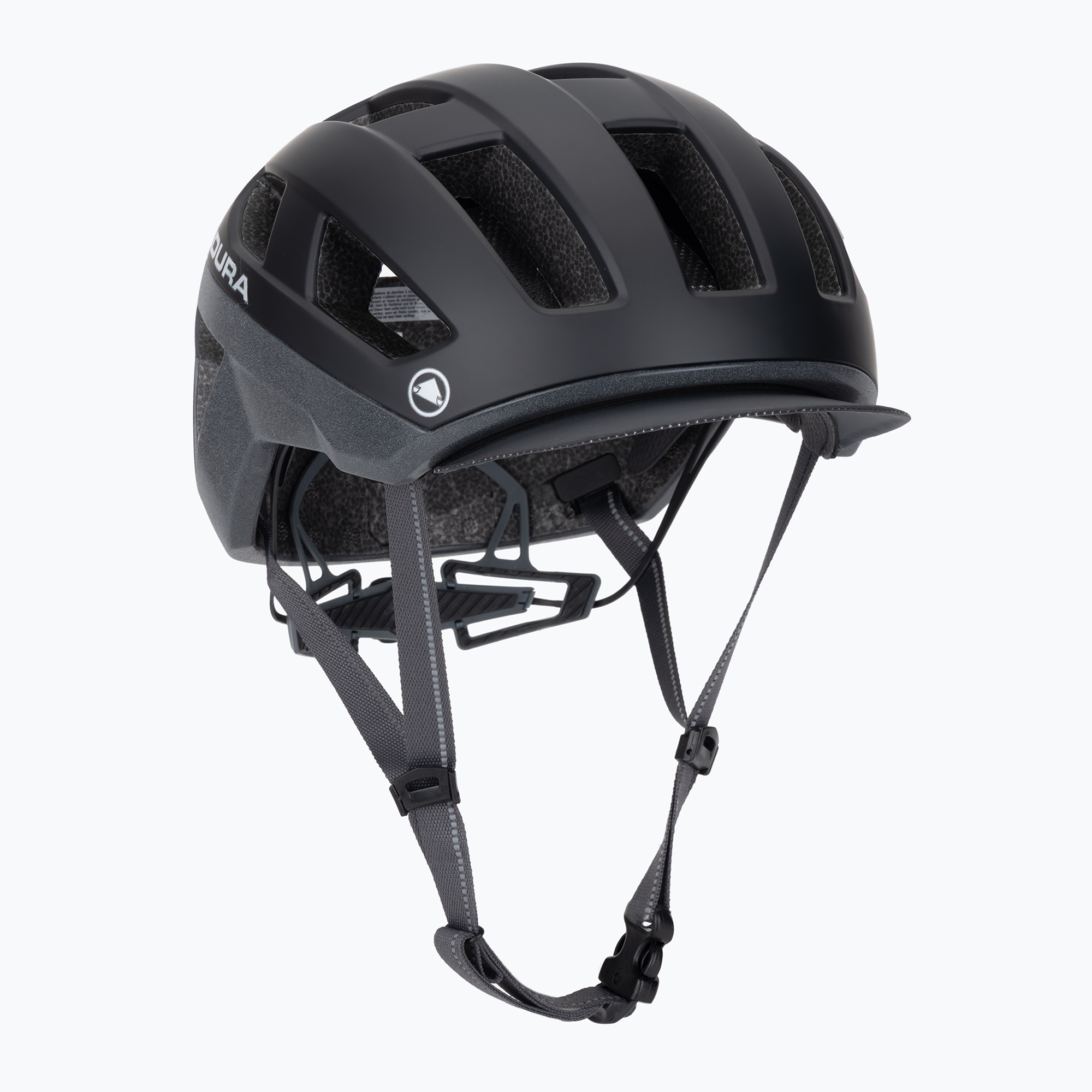 Черна велосипедна каска Endura Urban Luminite