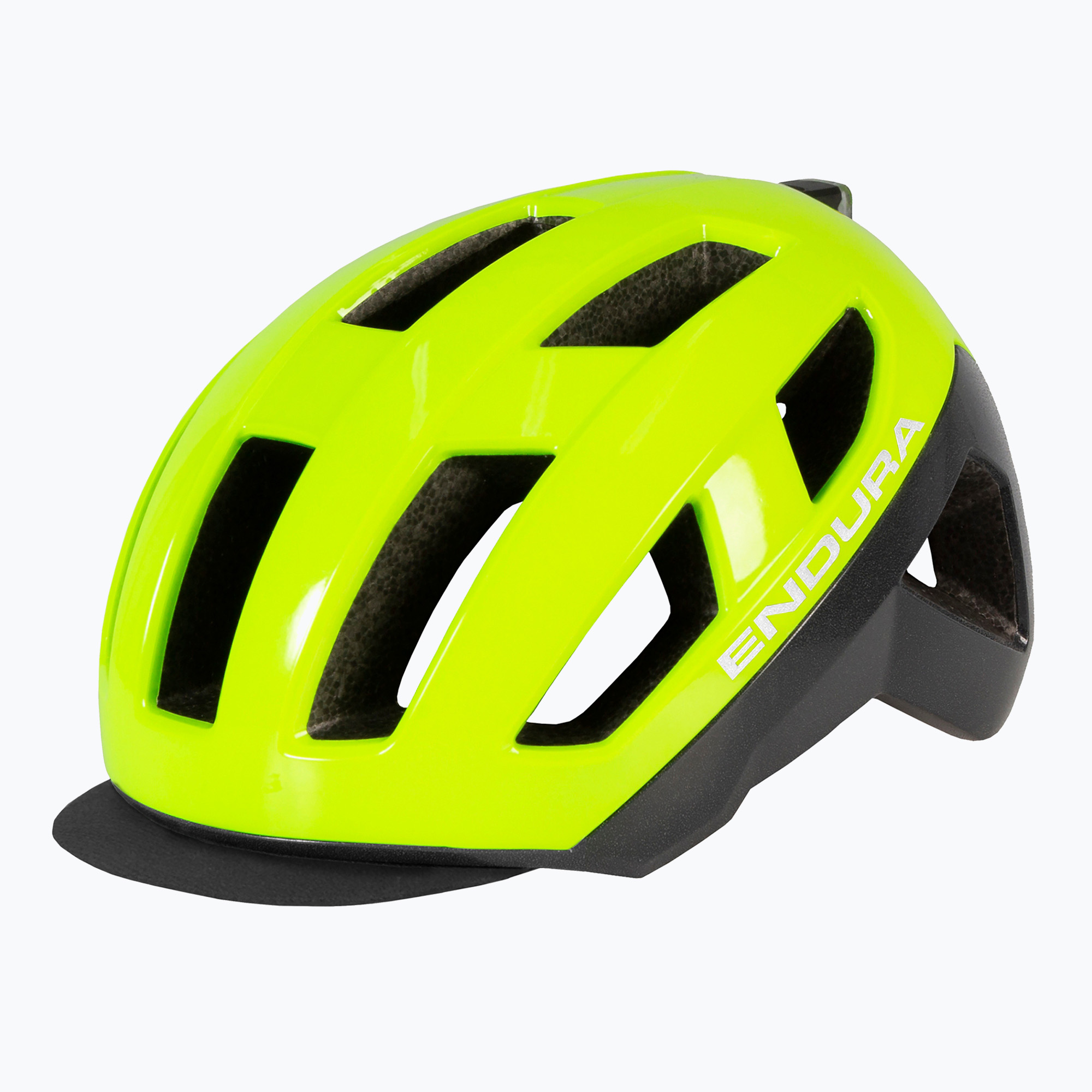 Каска за велосипед Endura Urban Luminite hi-viz жълта