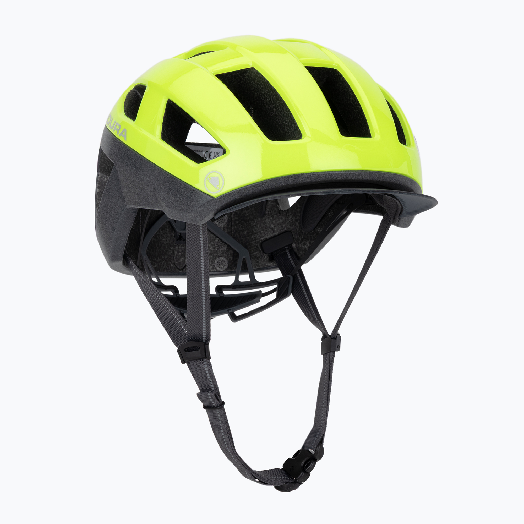 Каска за велосипед Endura Urban Luminite hi-viz жълта