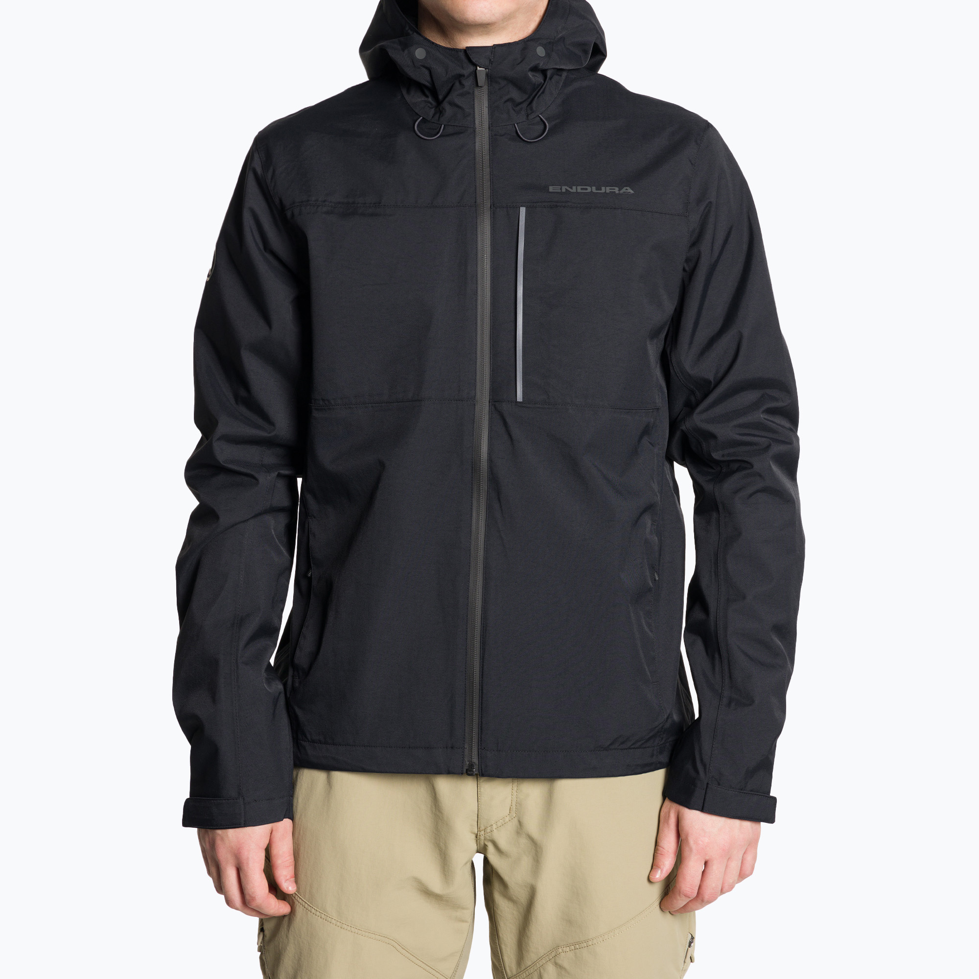 Pánska cyklistická bunda Endura Hummvee Waterproof Hooded black (Hummvee Waterproof Hooded E9156)