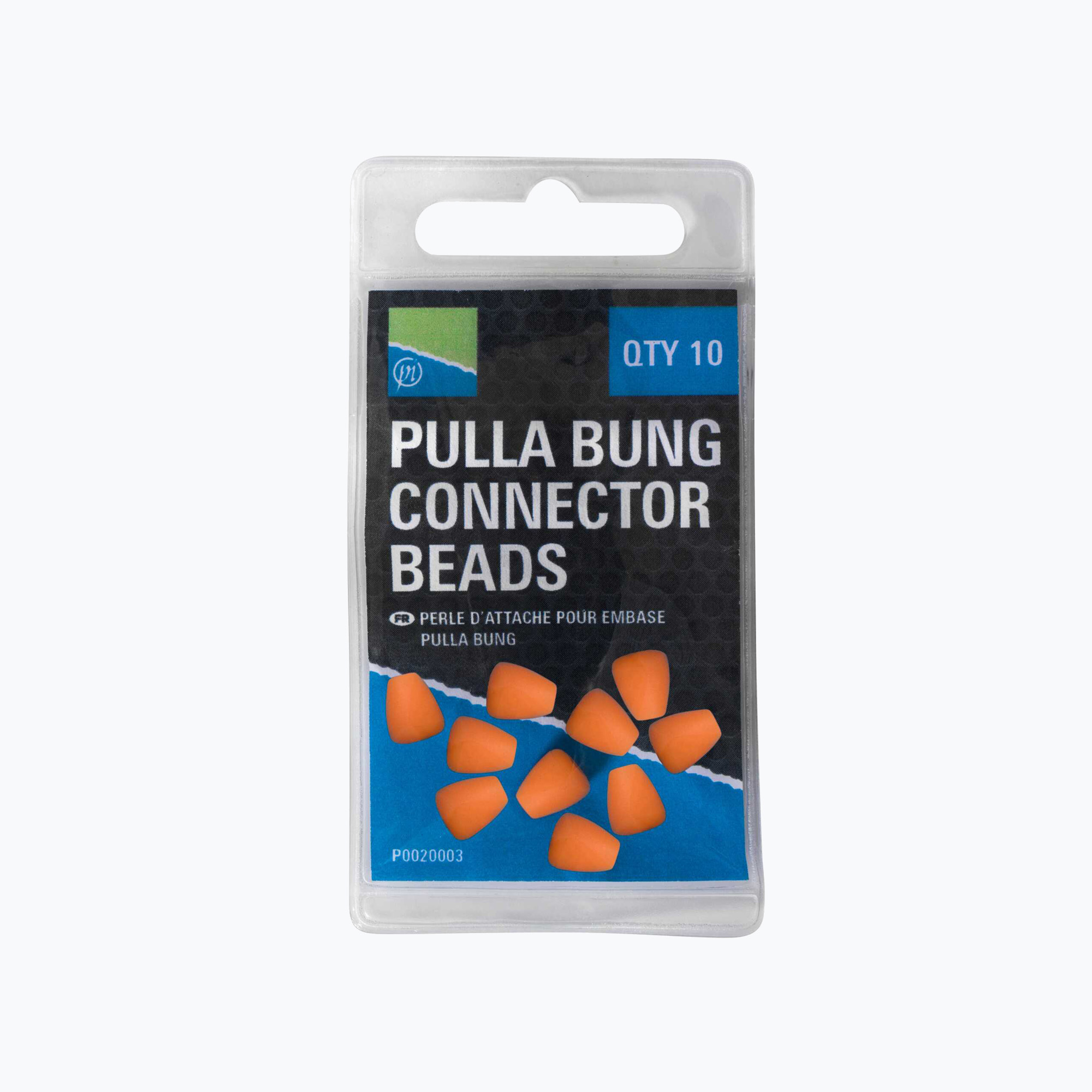Preston Pulla Bug Bug csatlakozó gyöngyök narancssárga P0020003 horgászstopperek (Pulla Bug Connector Beads P0020003)