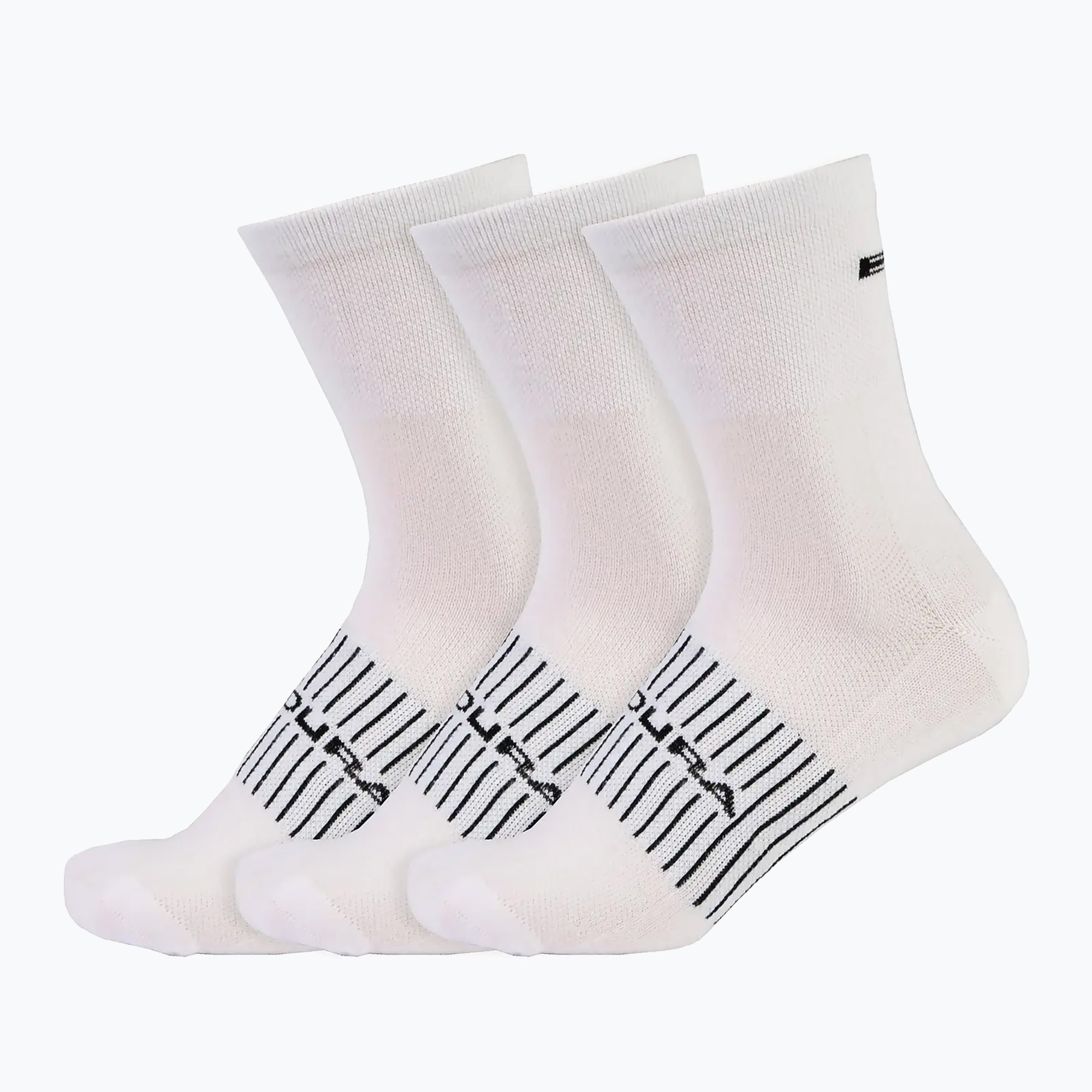Férfi kerékpáros zokni Endura Coolmax Race 3-pak white/multi (Coolmax Race 3Pack E1263MW)