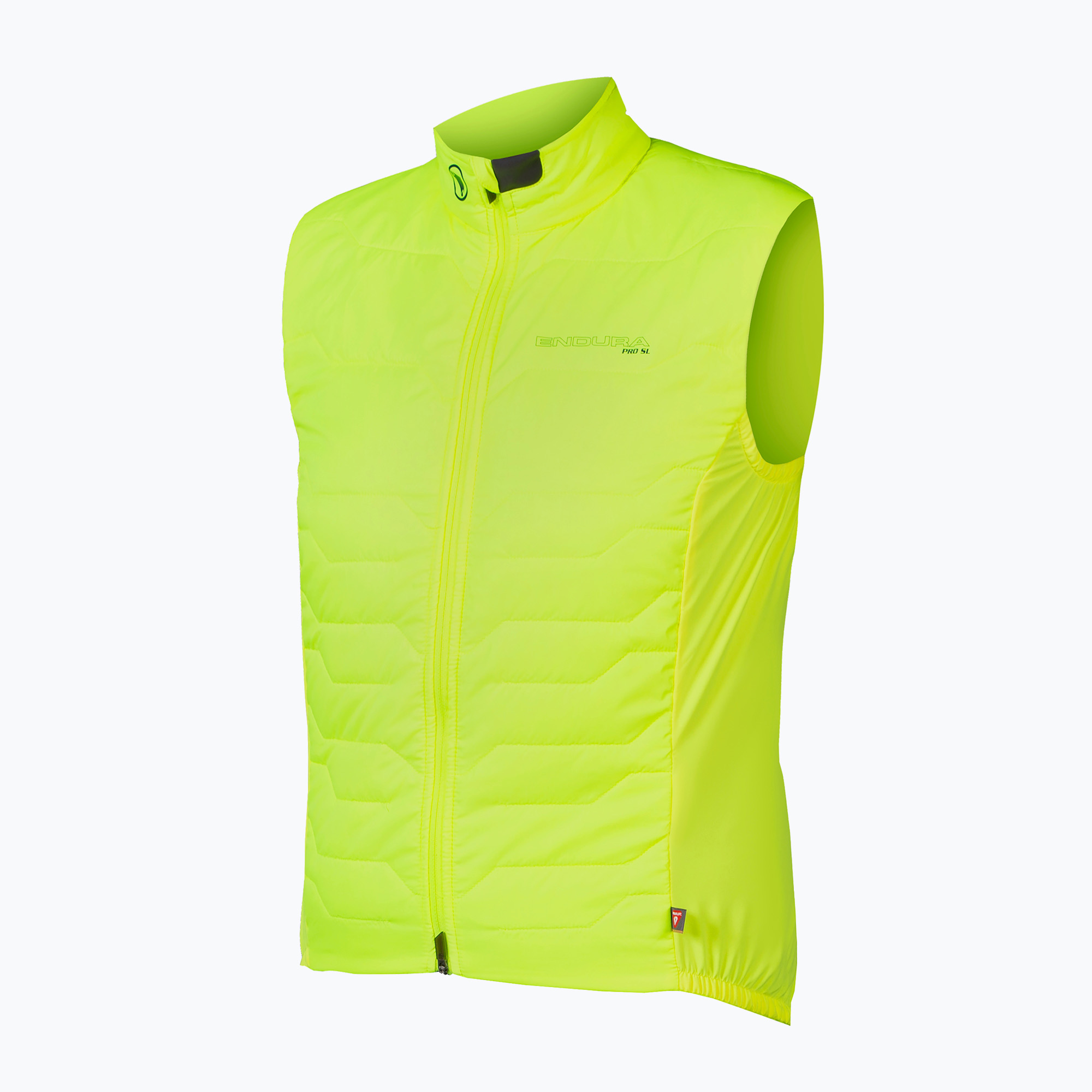 Мъжка велосипедна жилетка Endura Pro PrimaLoft hi-viz yellow