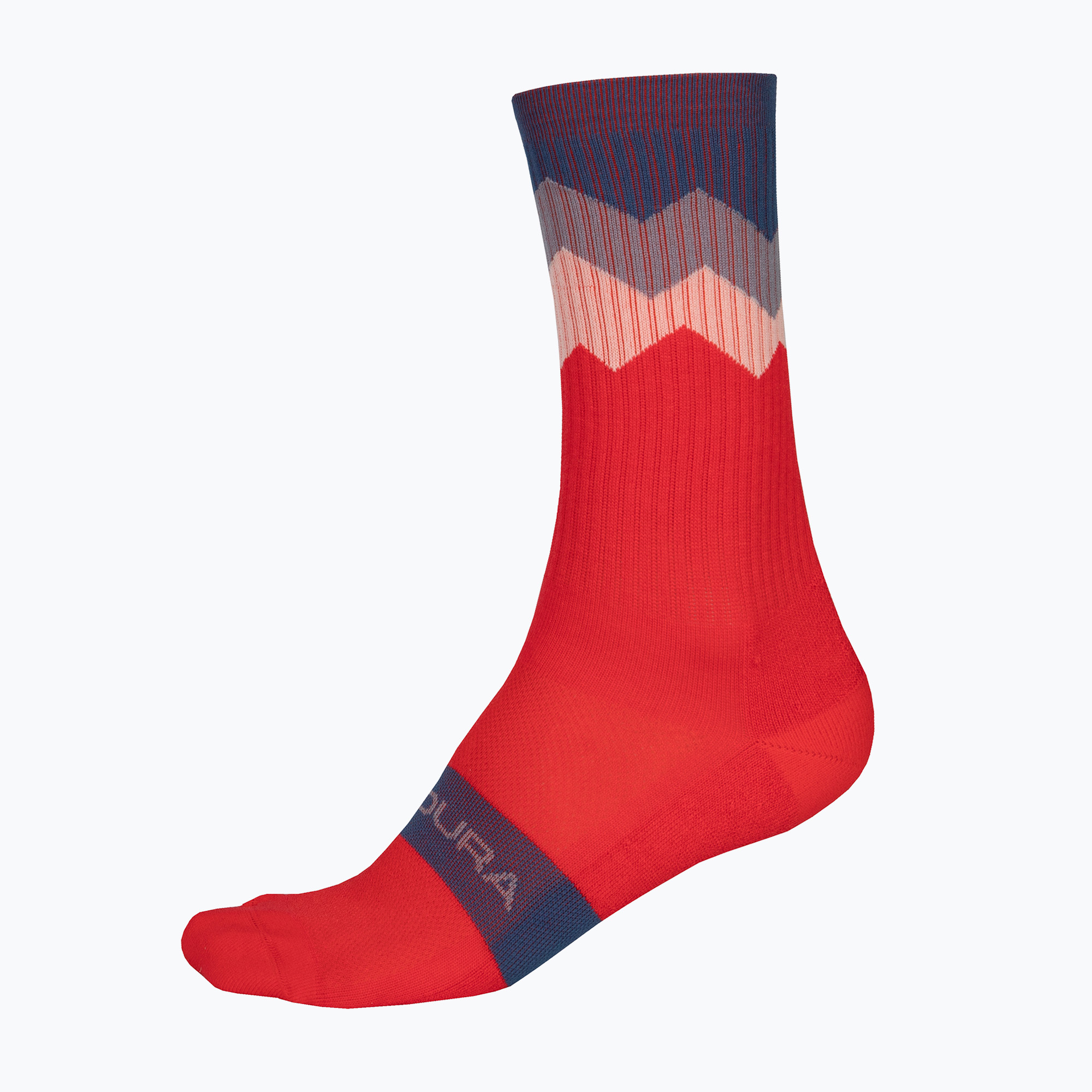Calzini da ciclismo Endura Jagged da uomo melograno (43-47 EU) (Jagged E1273PO)