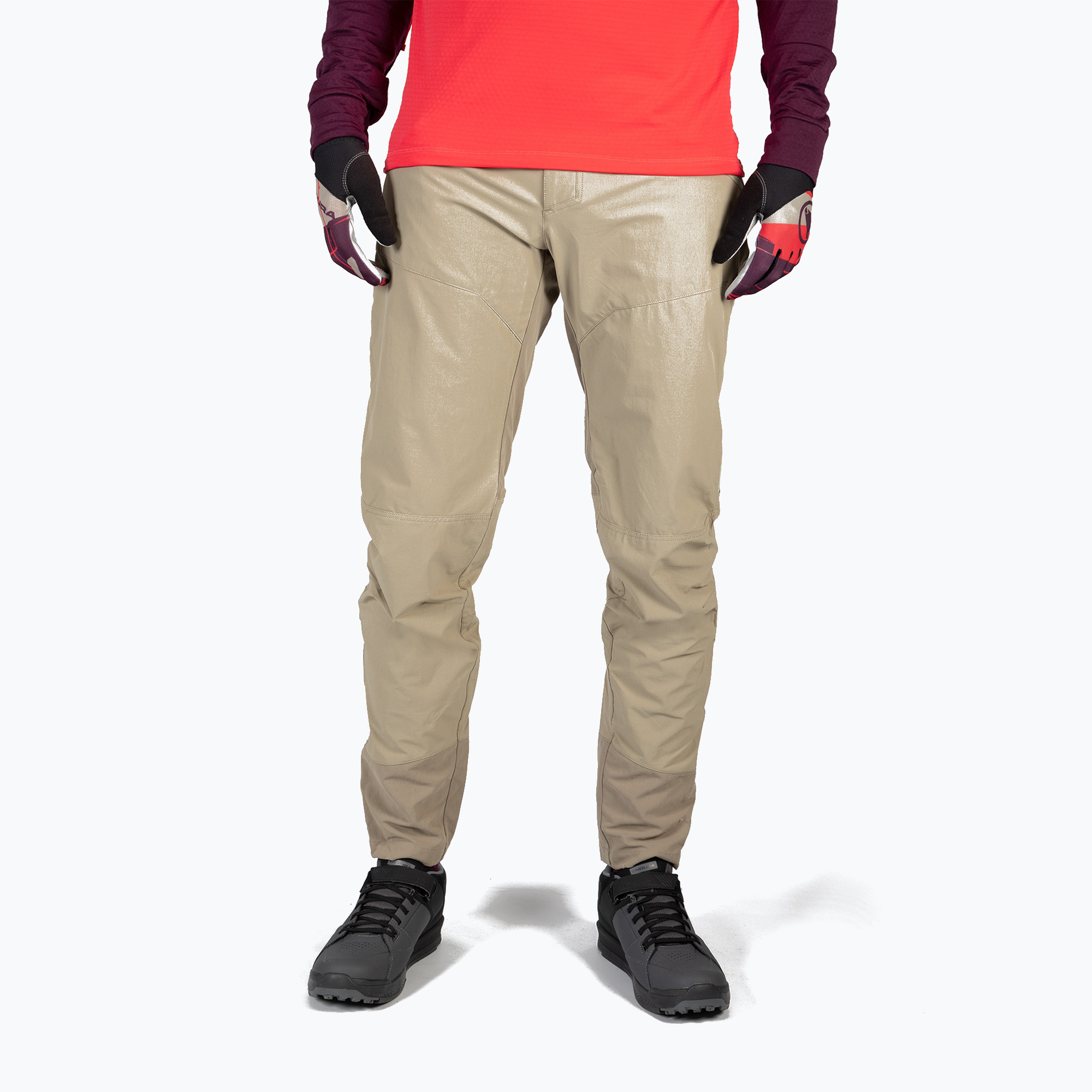 Pantaloni da ciclismo Endura Singletrack II da uomo a fungo (XL) (Singletrack II E8110MU)