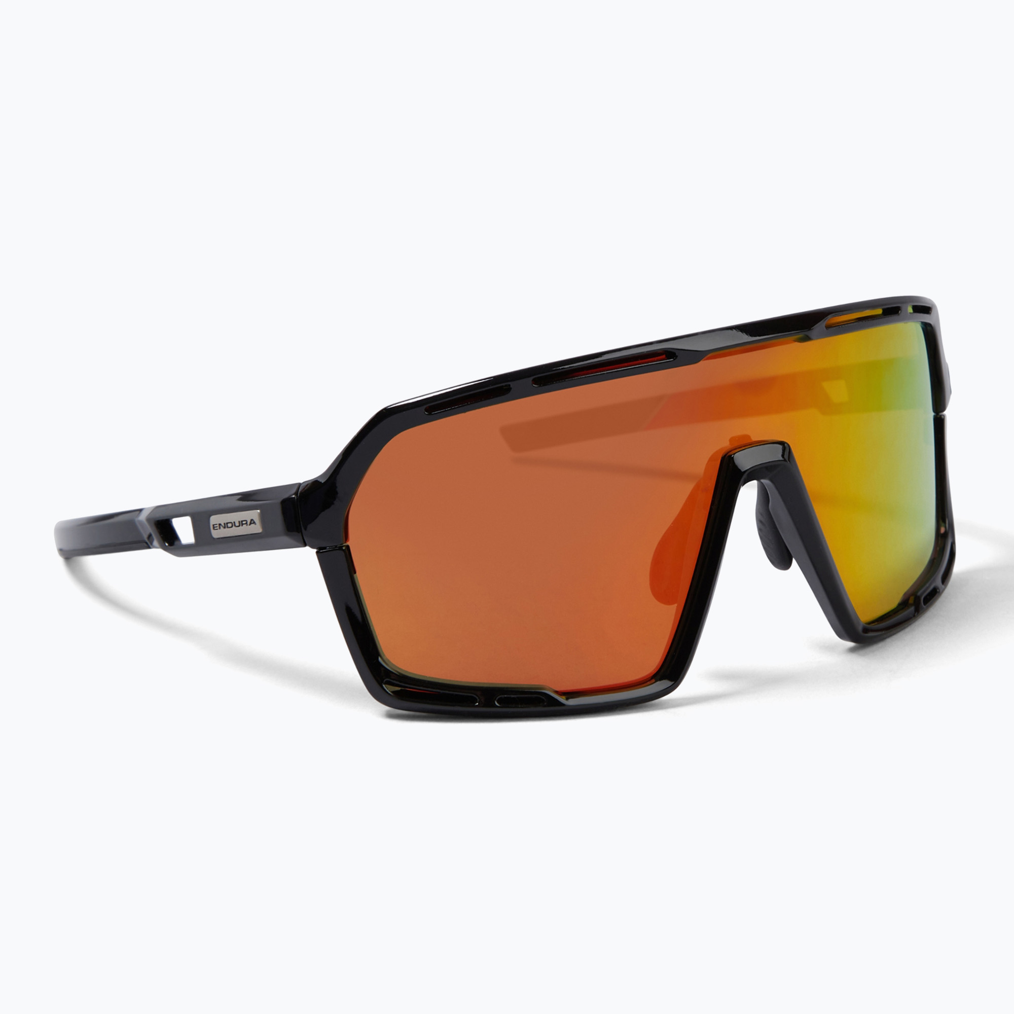 Endura Pro SL black/sunset revo brown/clear silver flash mirror/amber sunglasses