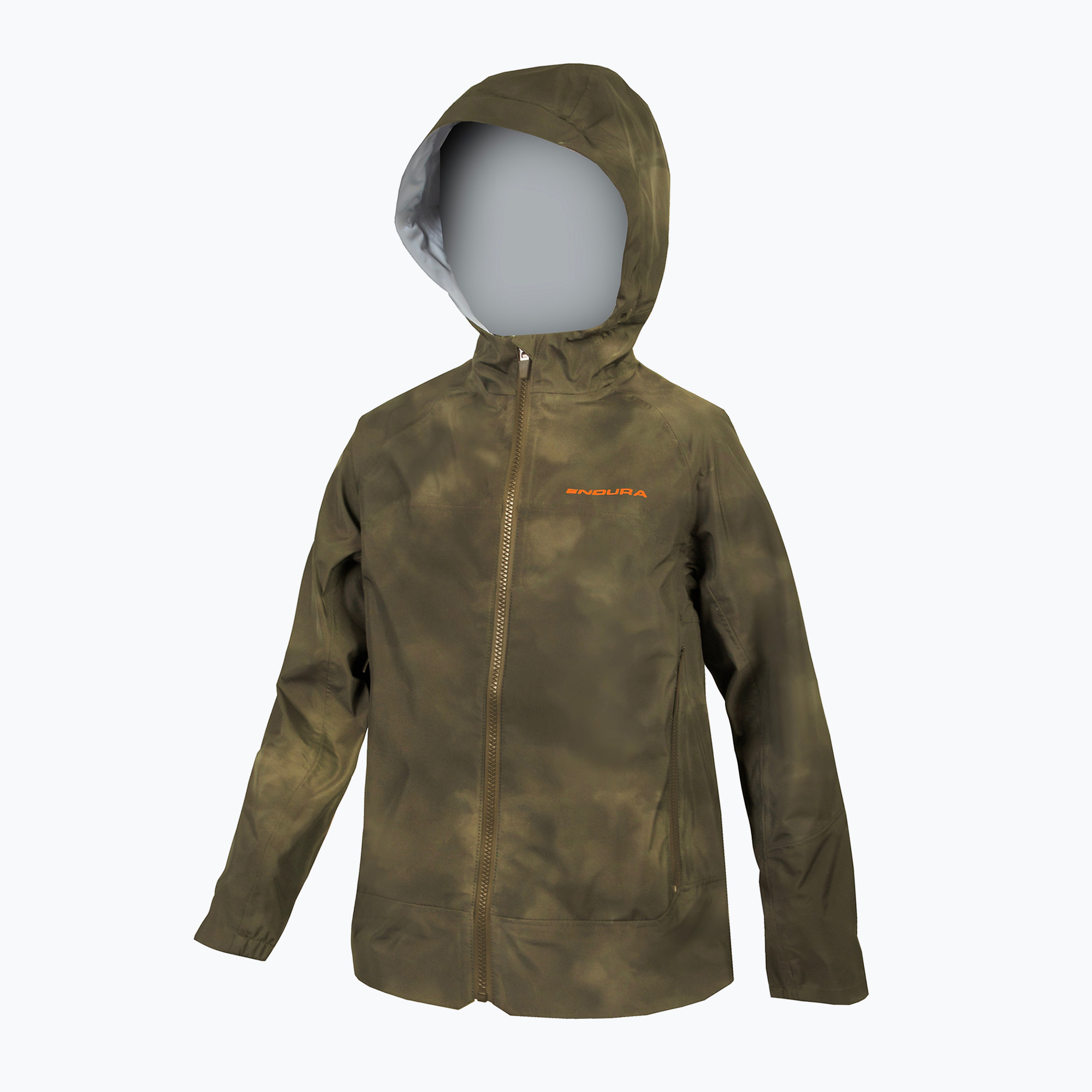 Detská cyklistická bunda Endura MT500 Waterproof Jr tvídová zelená (MT500 Waterproof Jr E7166)