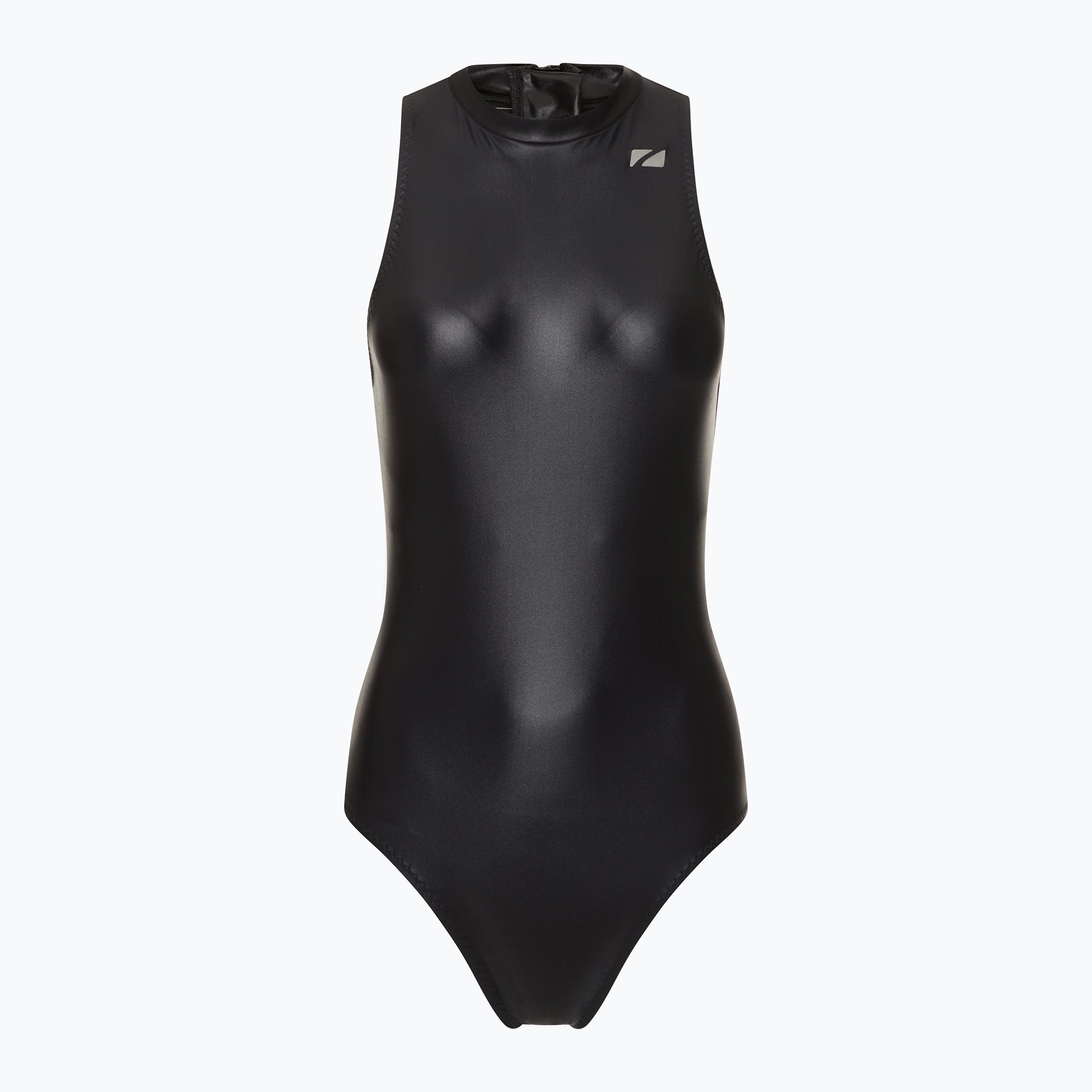 Дамски бански костюм от една част ZONE3 OWS Ti  Thermal High Neck black