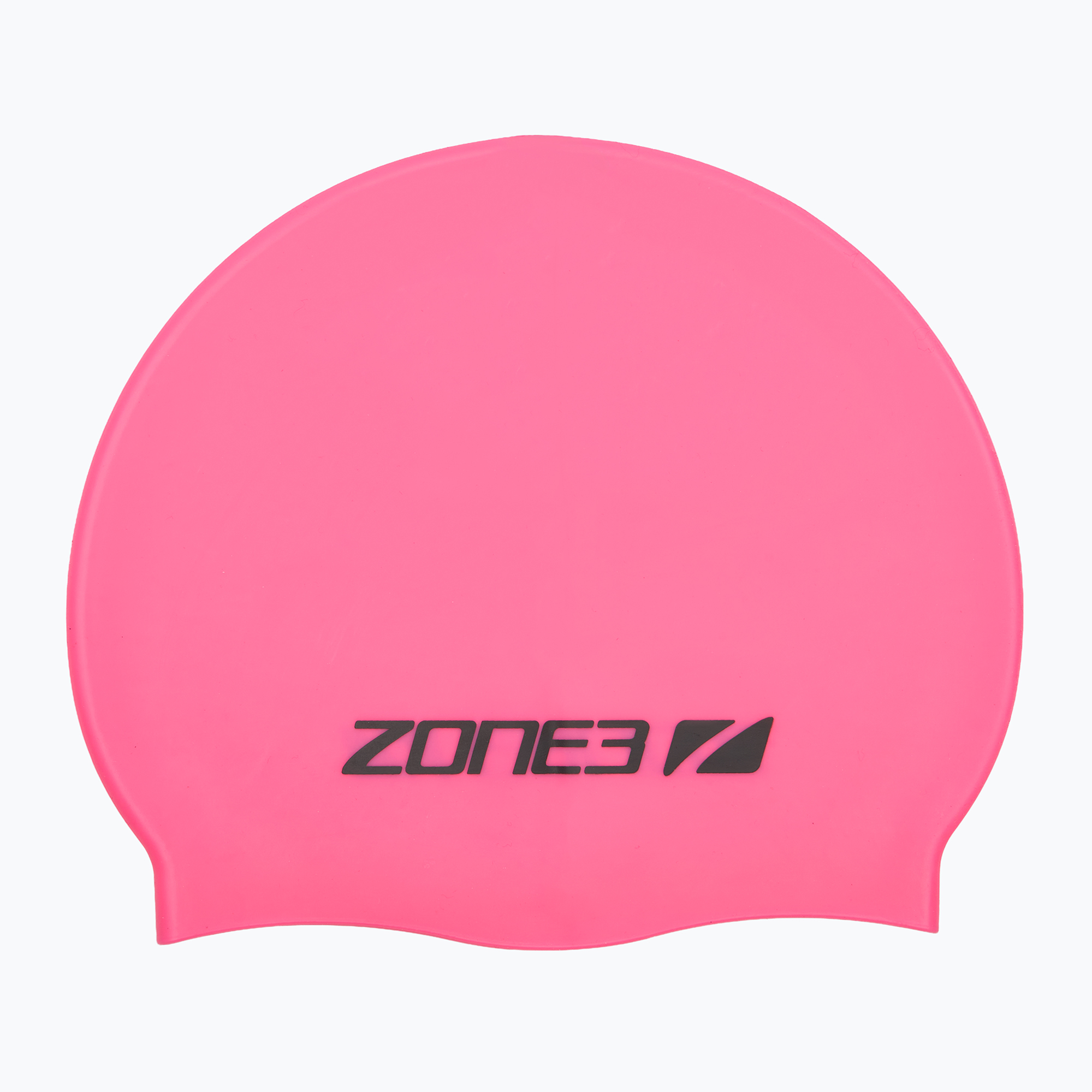 Шапка за плуване ZONE3 Silicone Swim Cap hi-vis pink