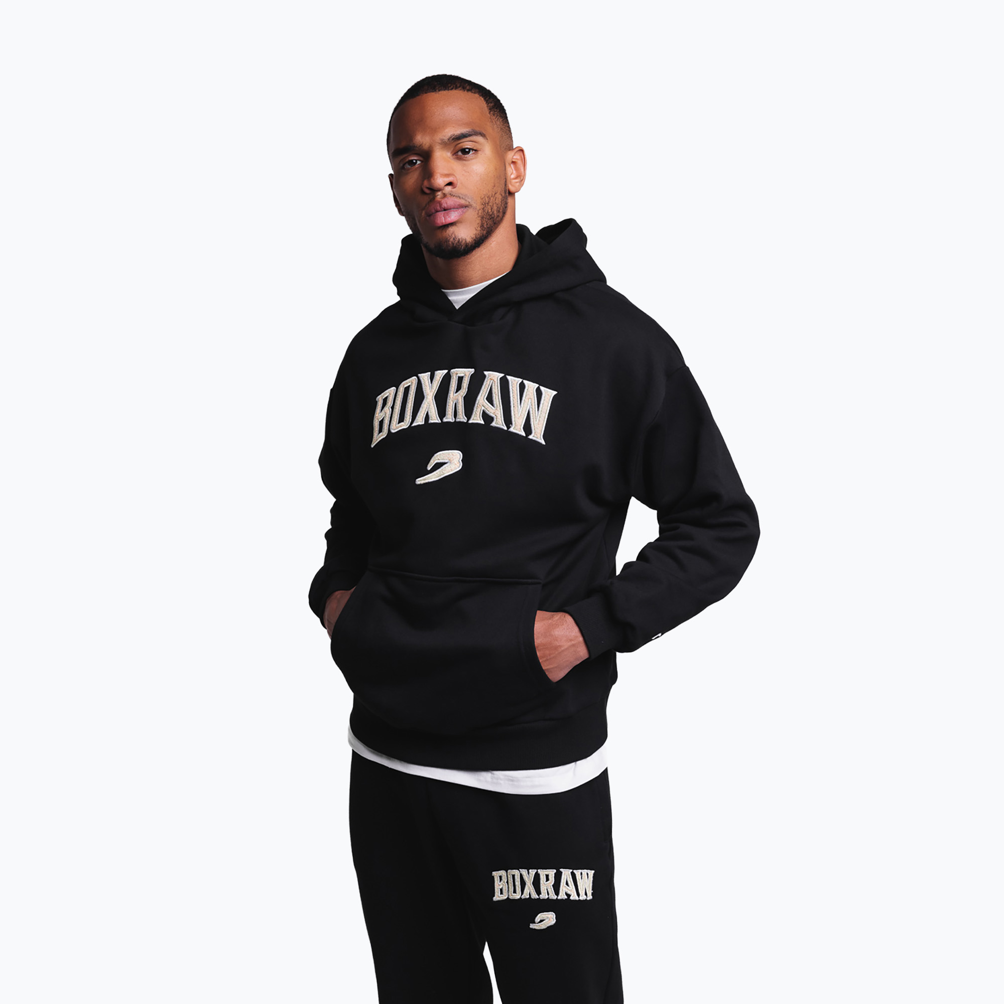 Bluză pentru bărbați BOXRAW East Street Hoodie black