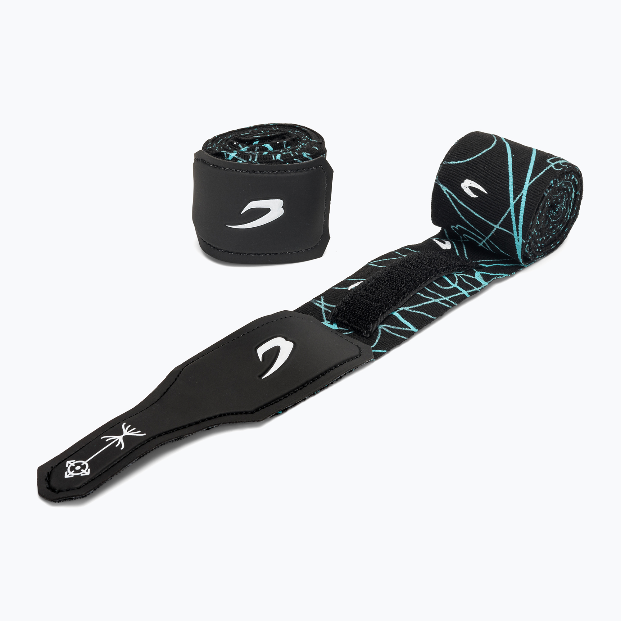 Bandaje de box BOXRAW Dyscyplined Thought Hand Wraps 450 cm black
