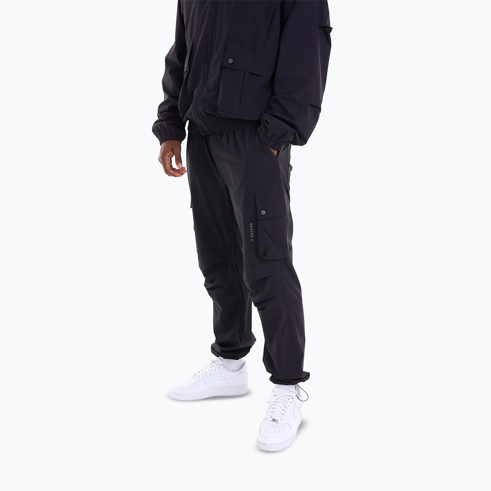 Мъжки панталони за бягане Boxraw Benton Cargo Bottoms black
