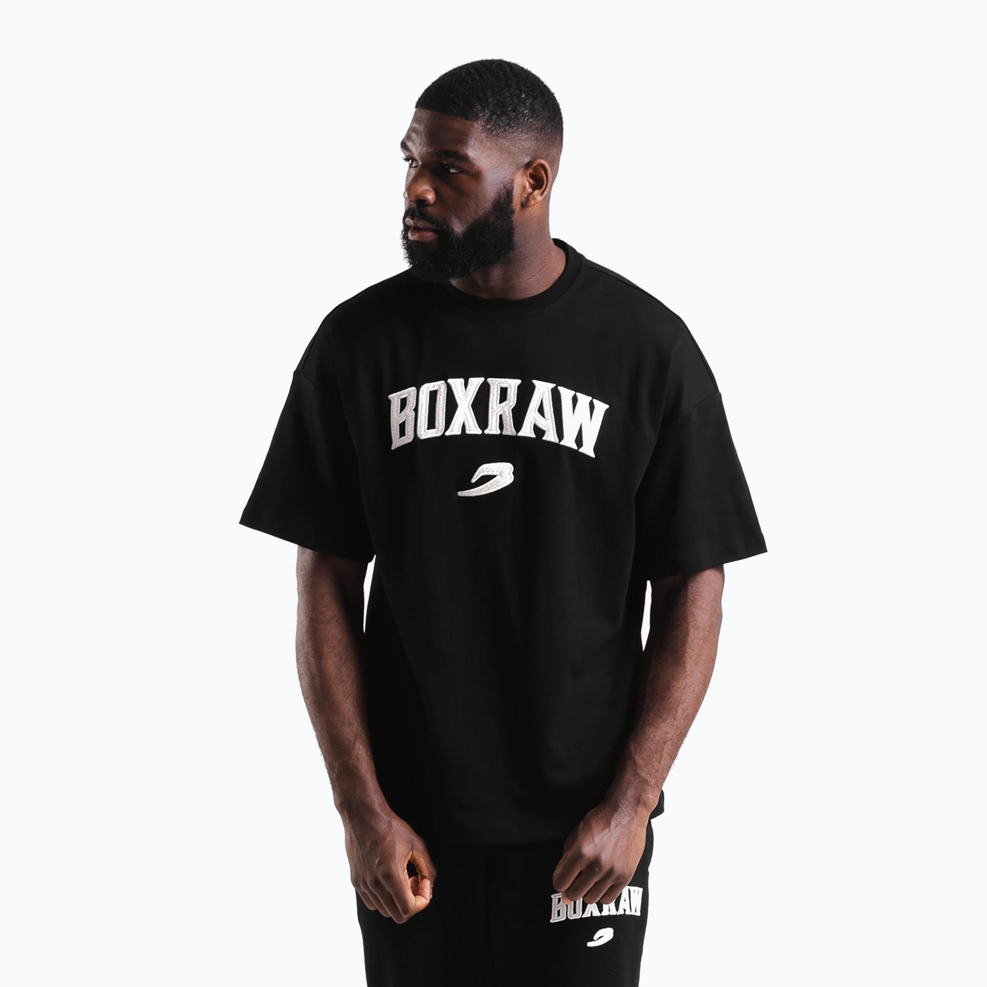 Koszulka męska BOXRAW East Street Oversized T-Shirt black 