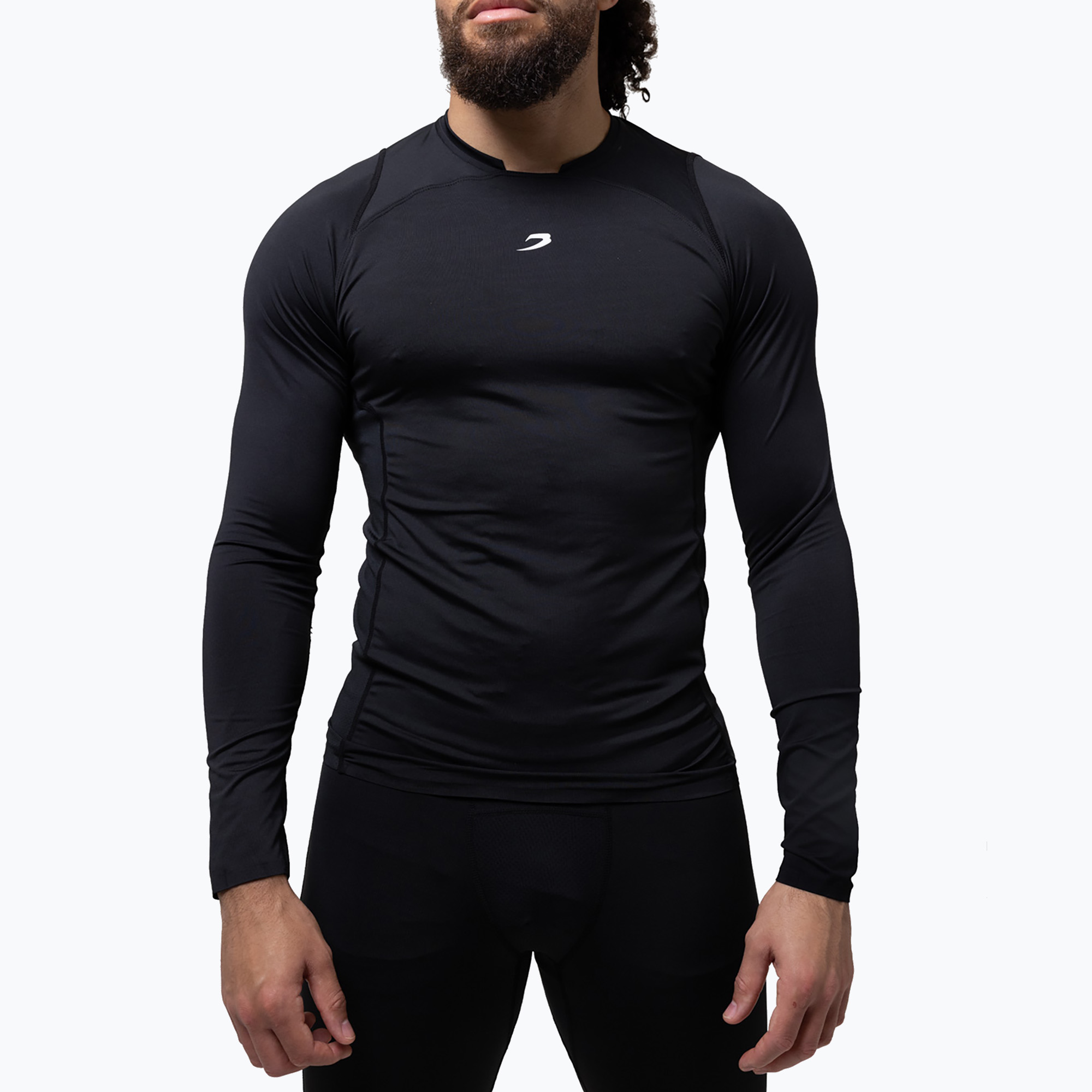 Мъжка блуза с дълъг ръкав BOXRAW Saddler Compression black