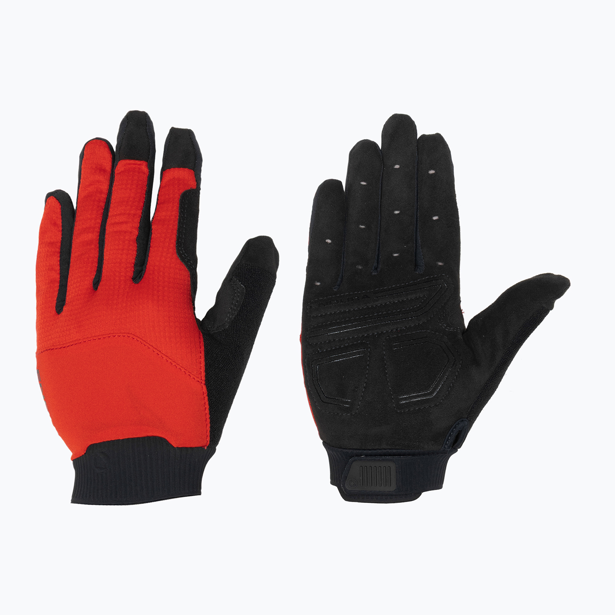 Mănuși de ciclism Endura Loop Full Finger flame red