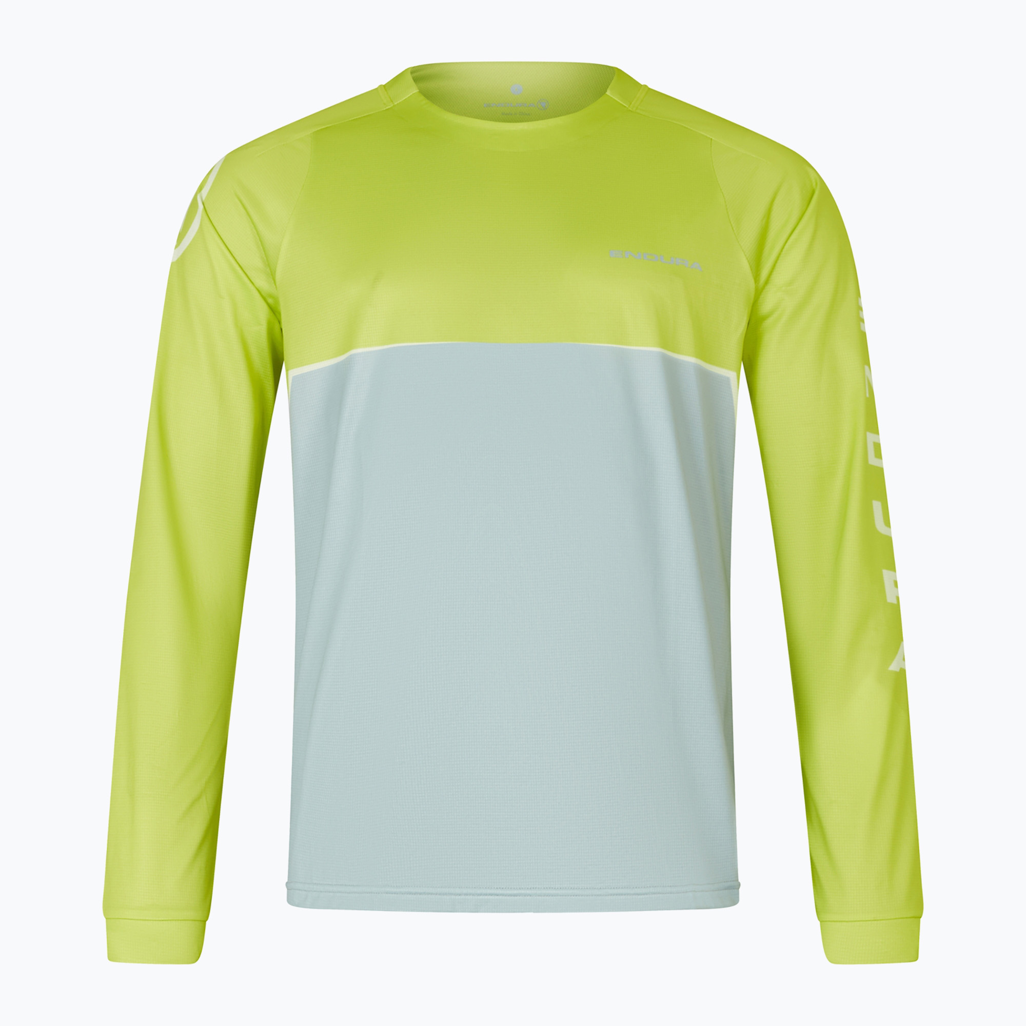 Мъжки велосипед с дълъг ръкав Endura Core Printed lime green