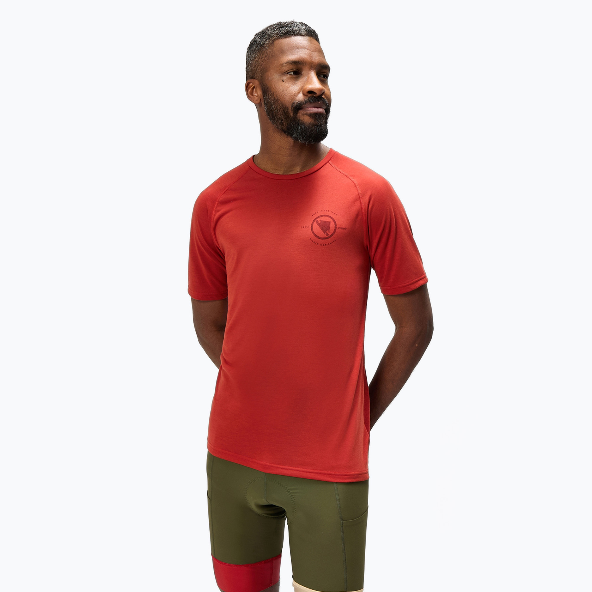 Мъжки велосипеден анцуг Endura Loop Tech brick