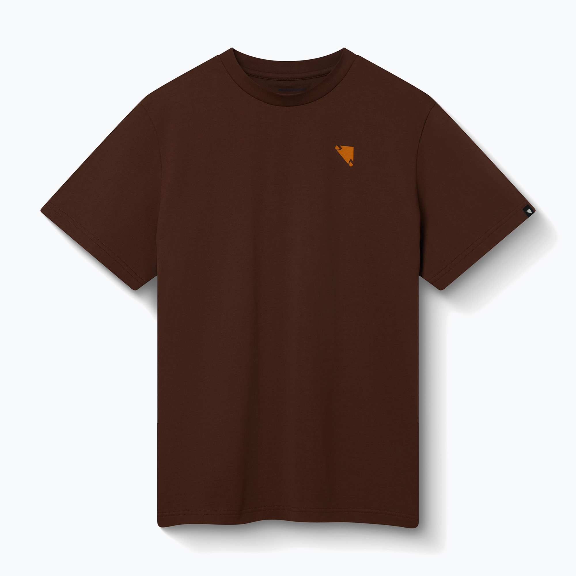 Тениска за колоездене Endura Icon Logo Graphic Tee end mahogany
