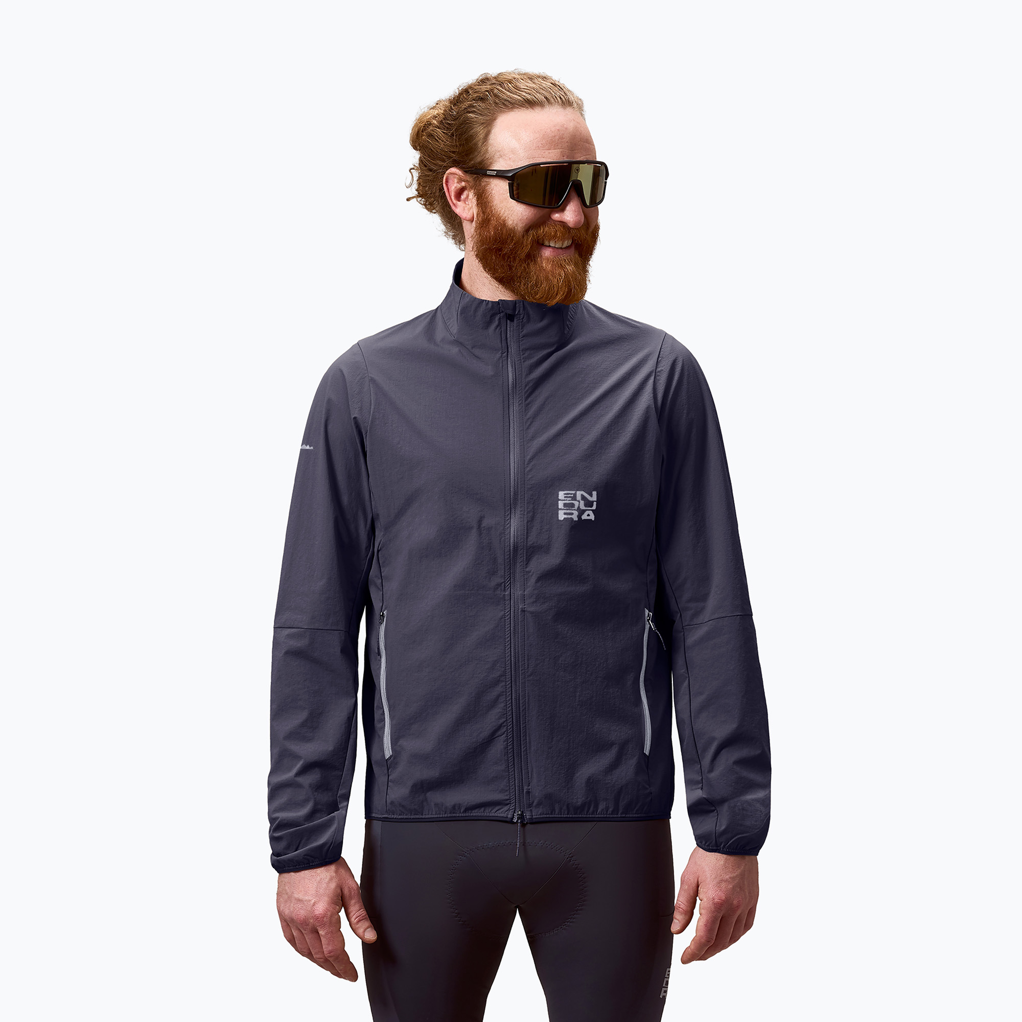 Мъжко яке за колоездене Endura Alltrack Ride Packable Jacket carbon grey