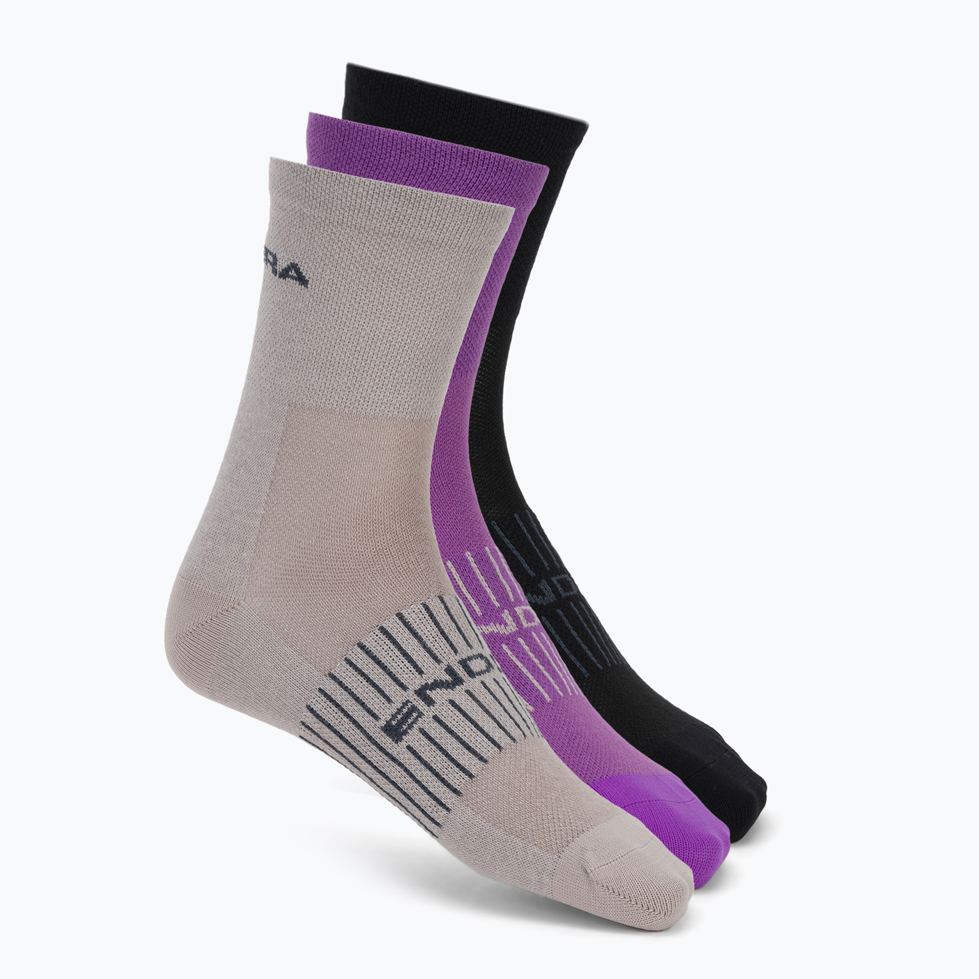 Șosete pentru femei Endura Coolmax Race 3 pairs W end purple