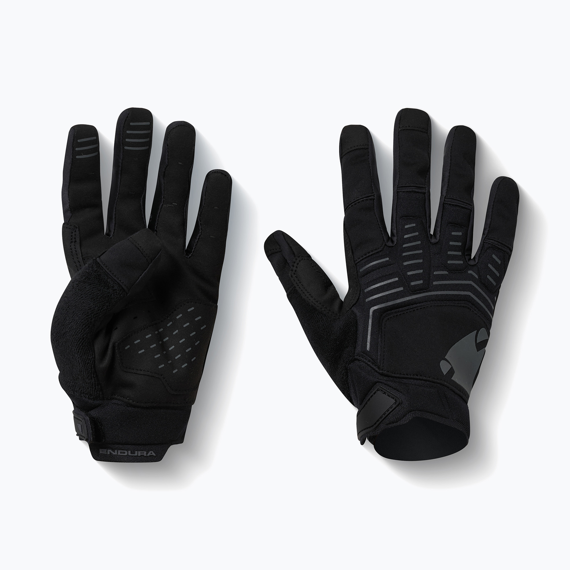 Cyklistické rukavice Endura Singletrack Windproof Glove black