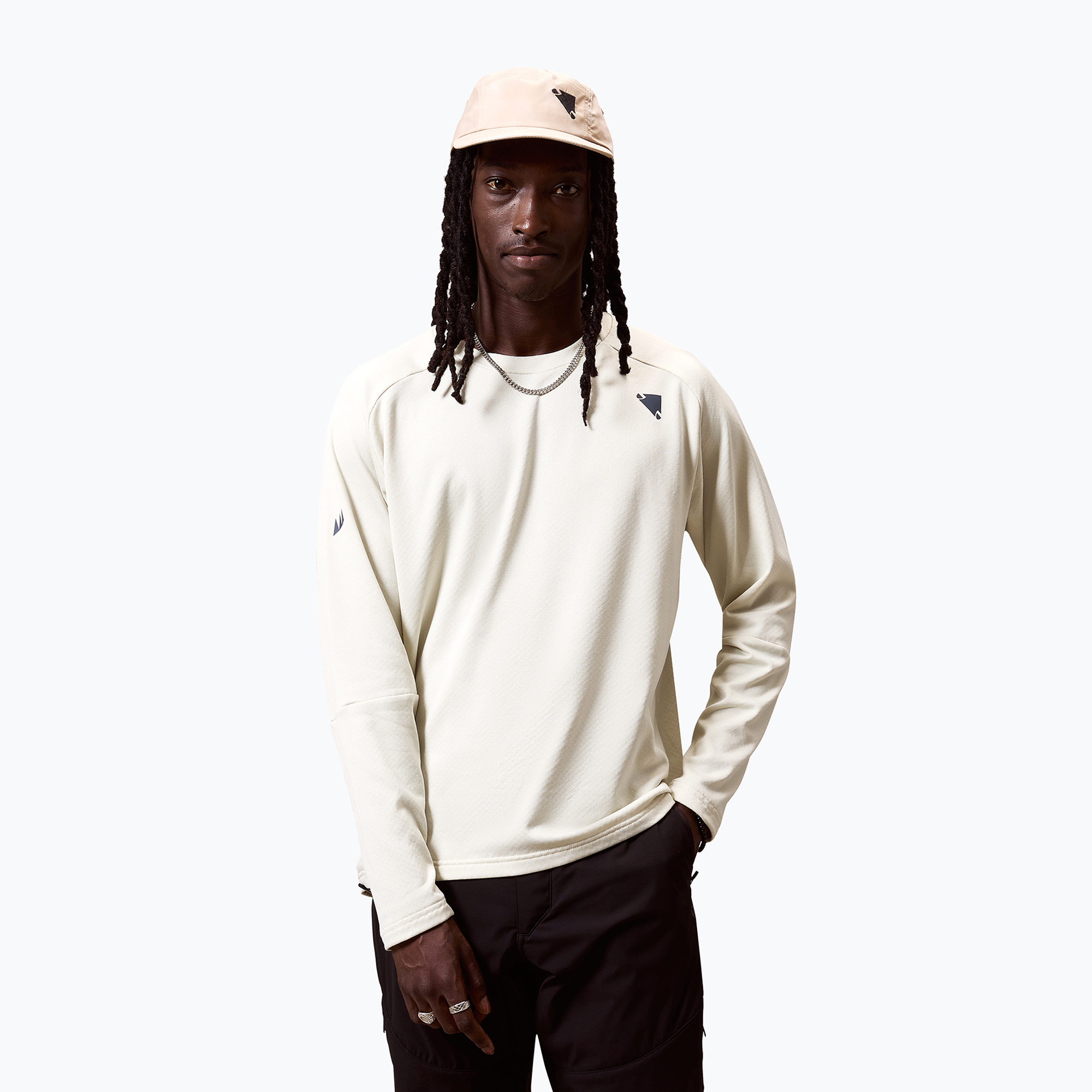 Мъжка велосипедна блуза с дълъг ръкав Endura Alltrack Roam Fleece stone