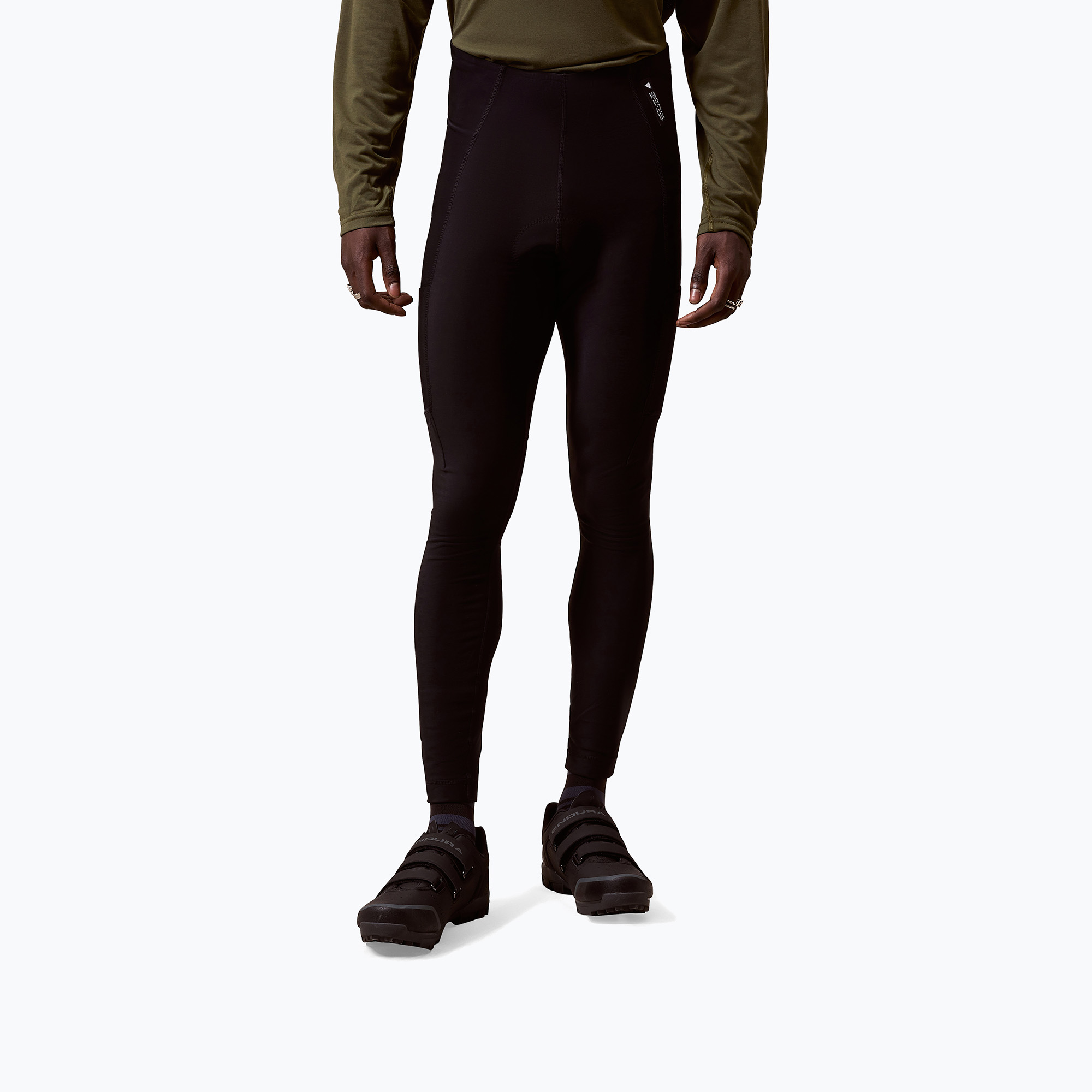 Мъжки колоездачни панталони Endura Loop Ride Thermal Tight black