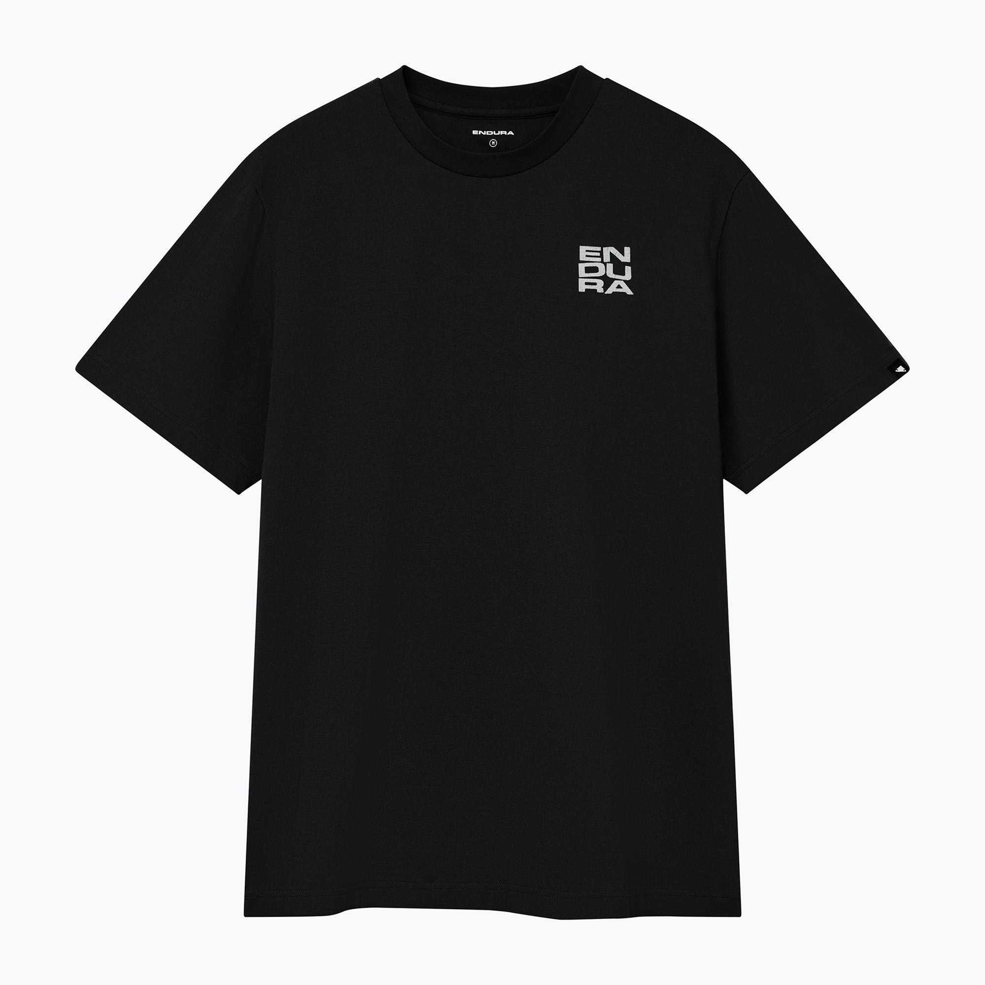Тениска за колоездене Endura Stacked Logo Graphic Tee black