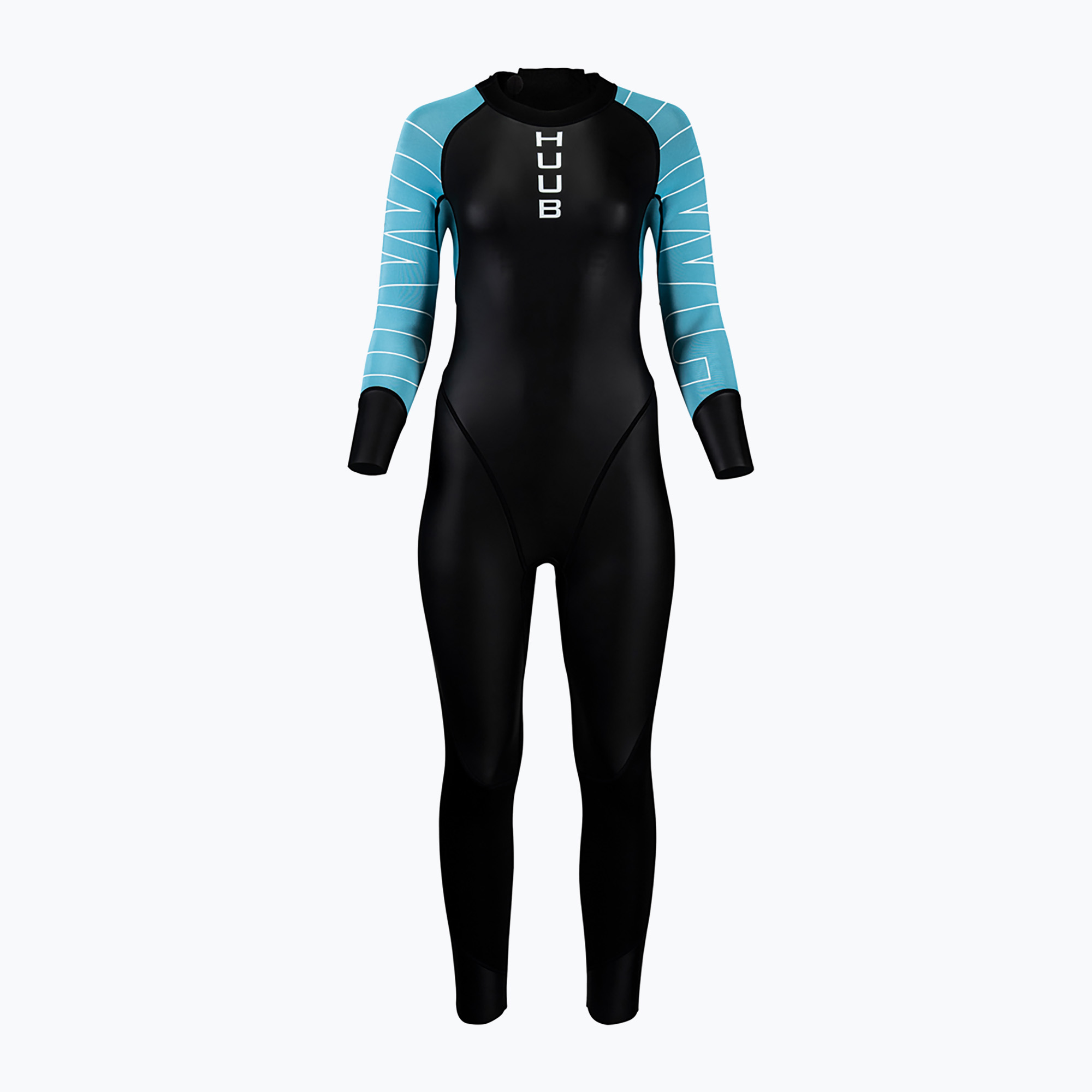 Pianka triathlonowa damska HUUB OWC 3 mm black/sky blue 