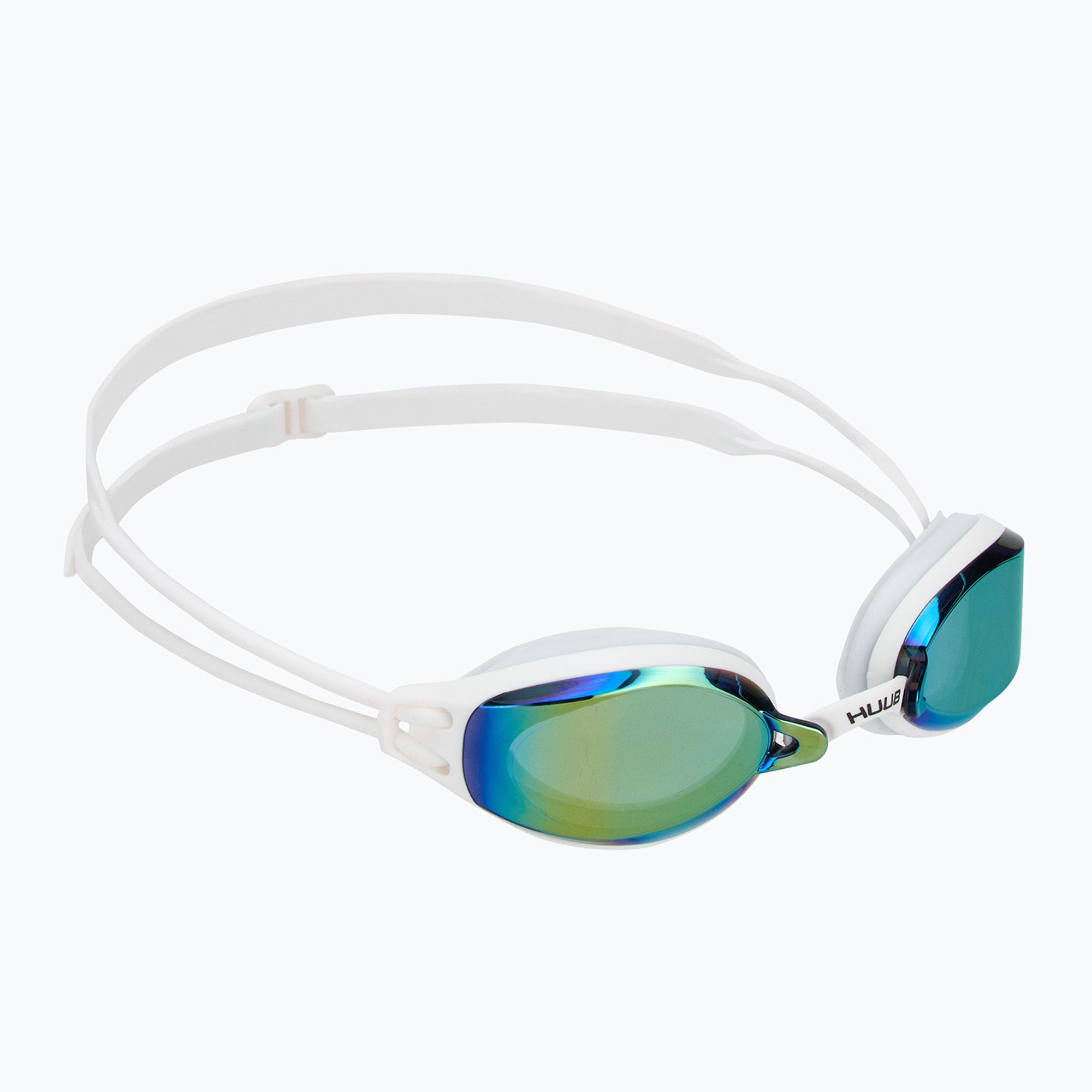 Okulary do pływania HUUB Brownlee 2 Custom Air white/gold mirror 