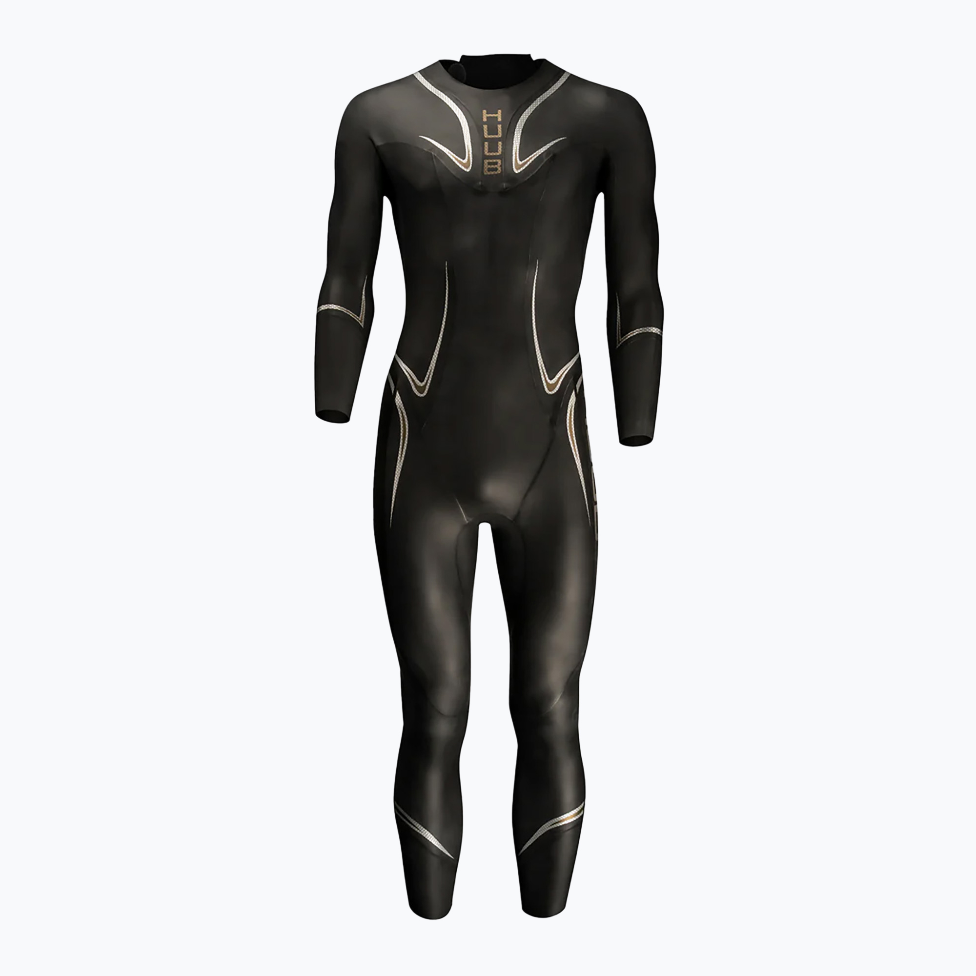 Pianka triathlonowa męska HUUB TC Performance 3:5 mm black/gold 