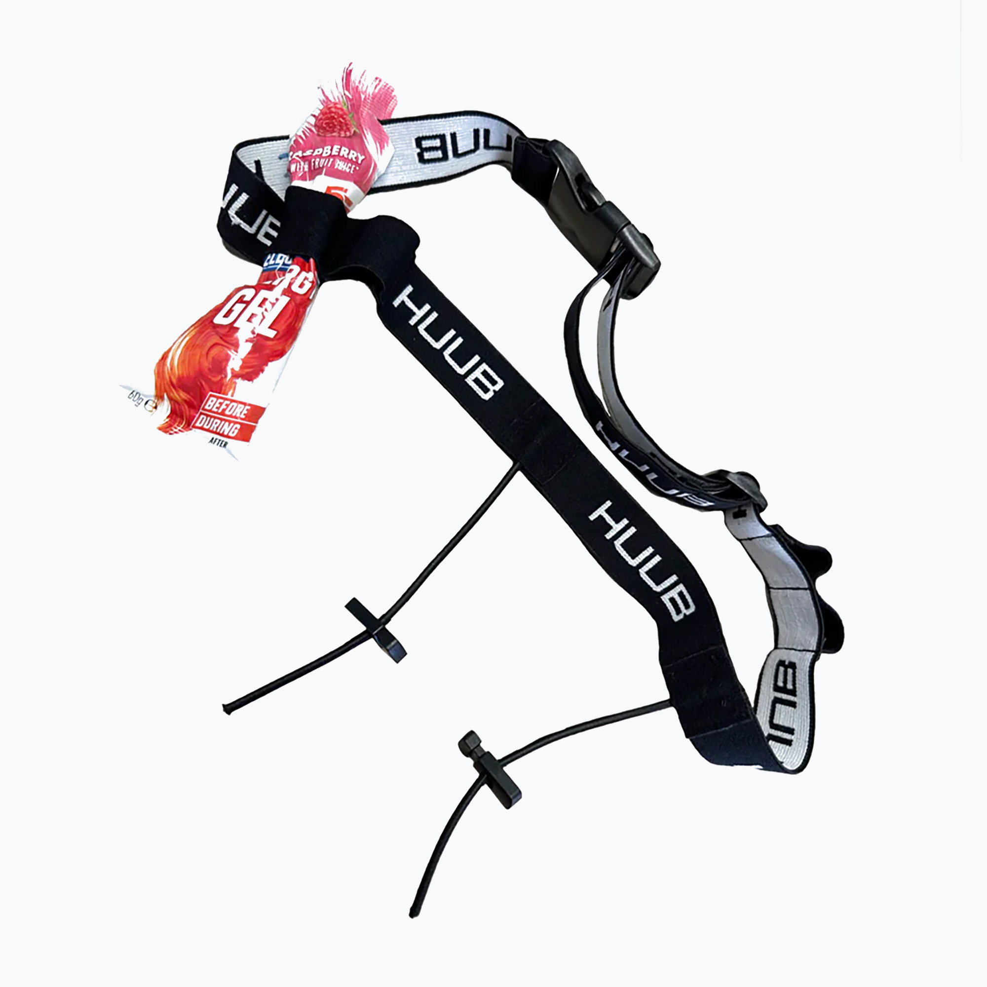 HUUB Колан за номера - 4 гела черен