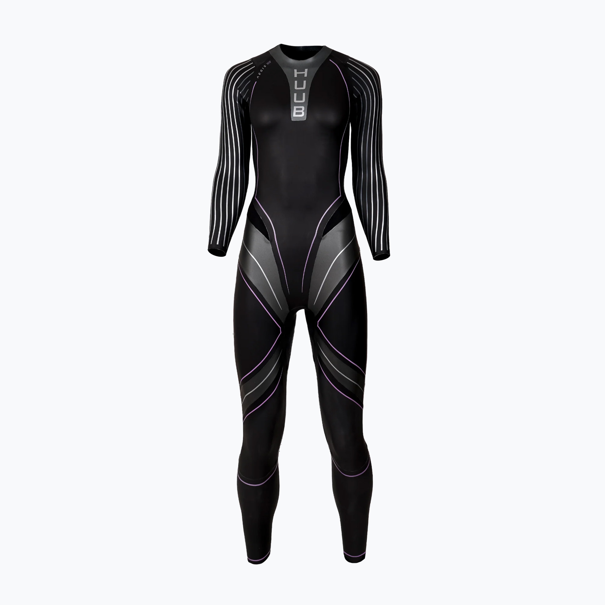 Дамски неопренов костюм за триатлон HUUB Aegis XV 3:3 black/silver