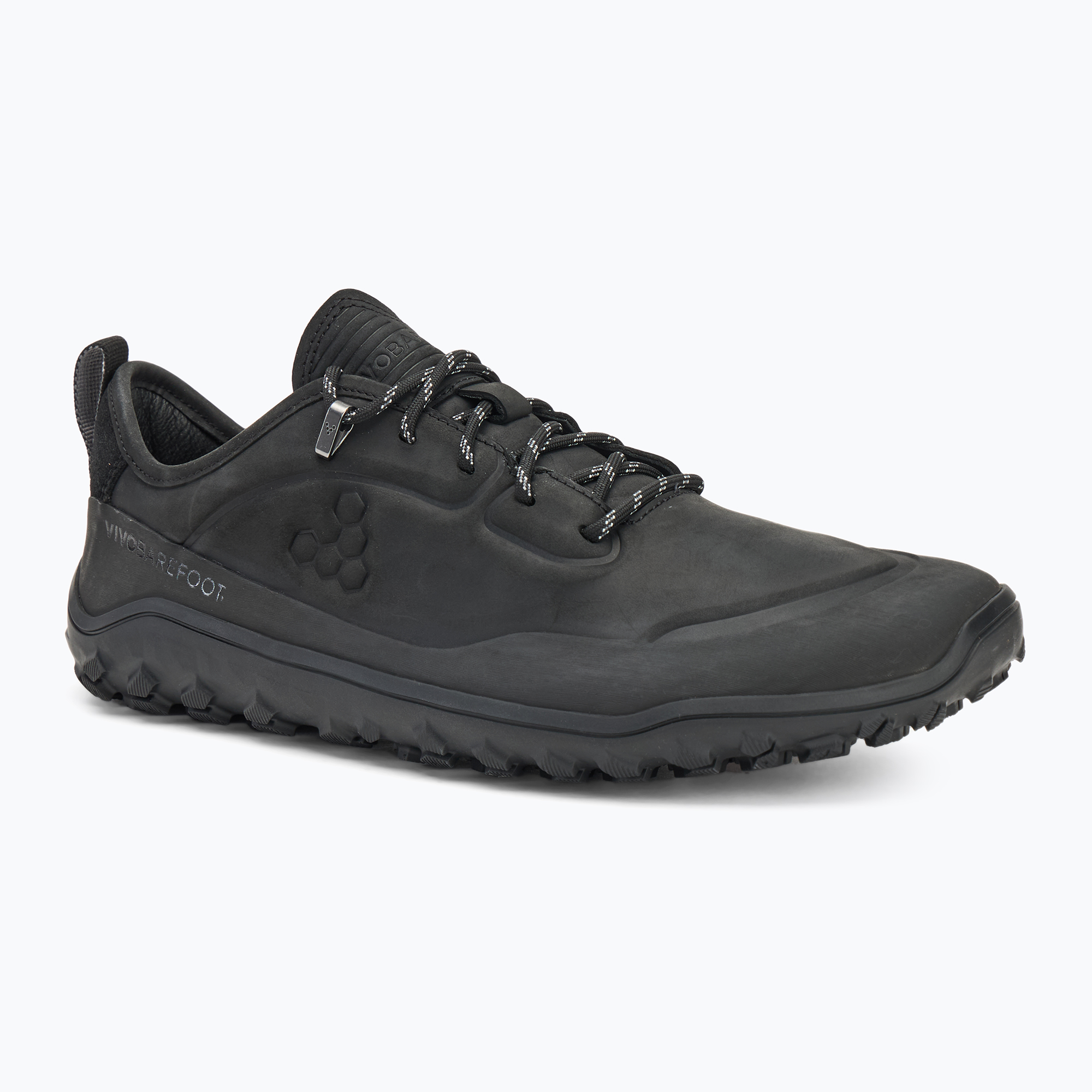 Buty barefoot męskie Vivobarefoot Tracker Leather Low obsidian 