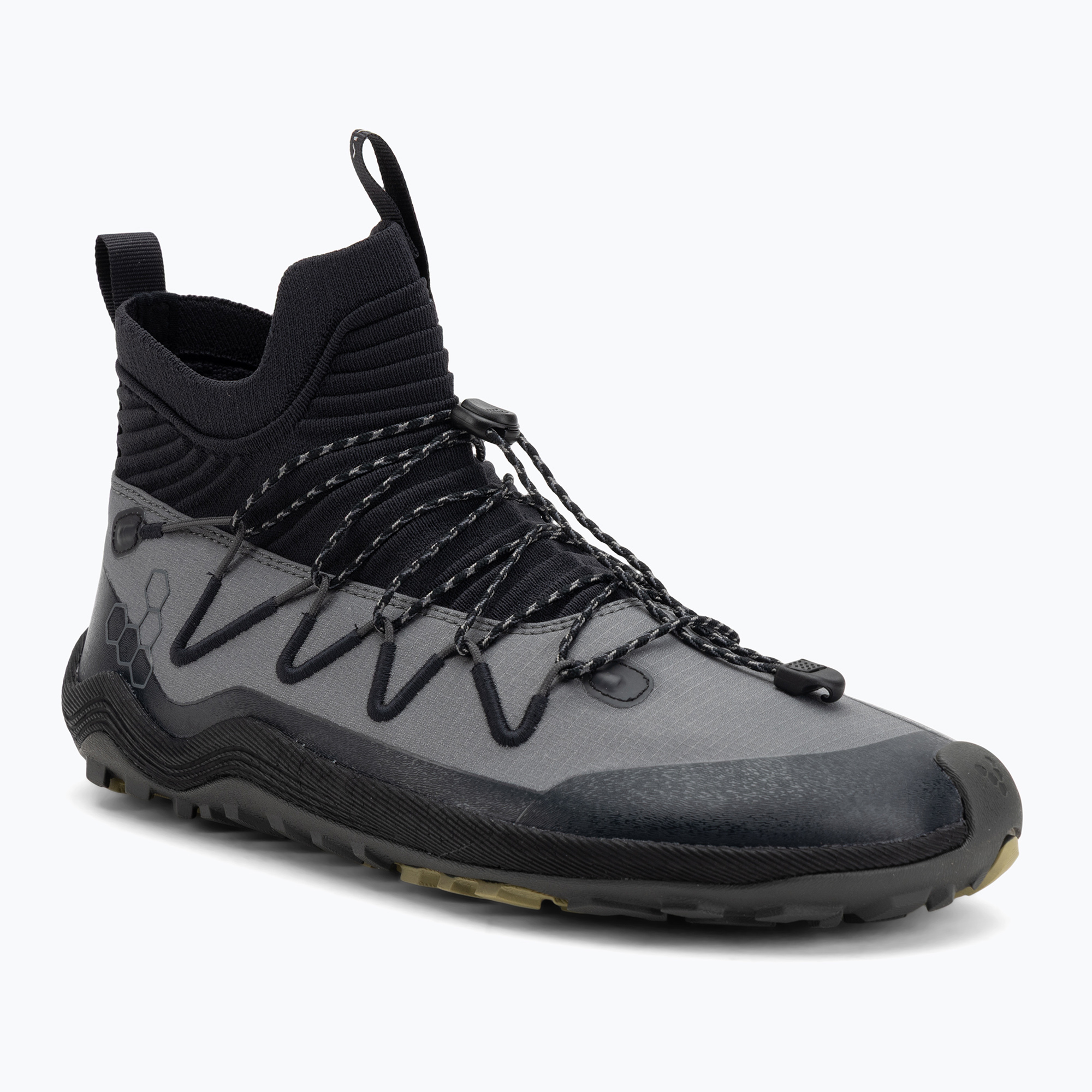 Buty barefoot męskie Vivobarefoot Primus Trail Flow Mid dark shadow