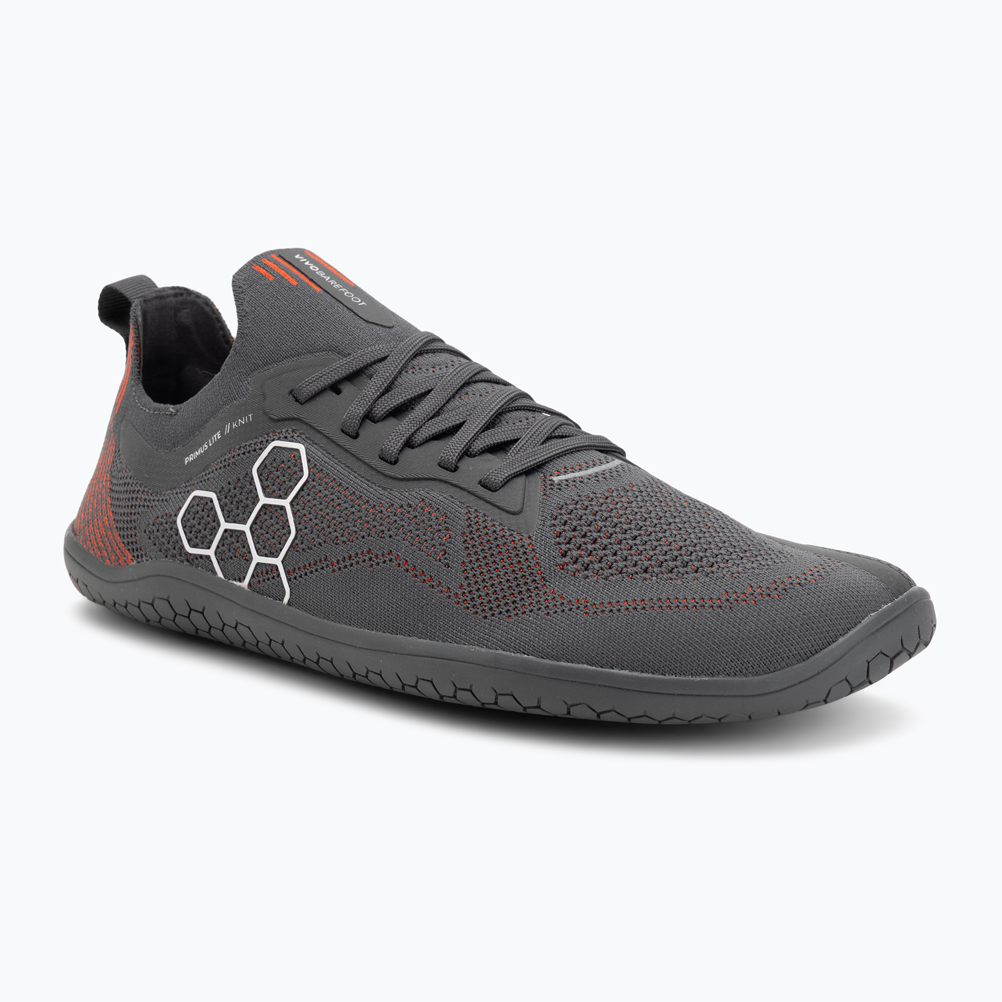 Мъжки обувки barefoot Vivobarefoot Primus Lite Knit obsidian/cherry tomato