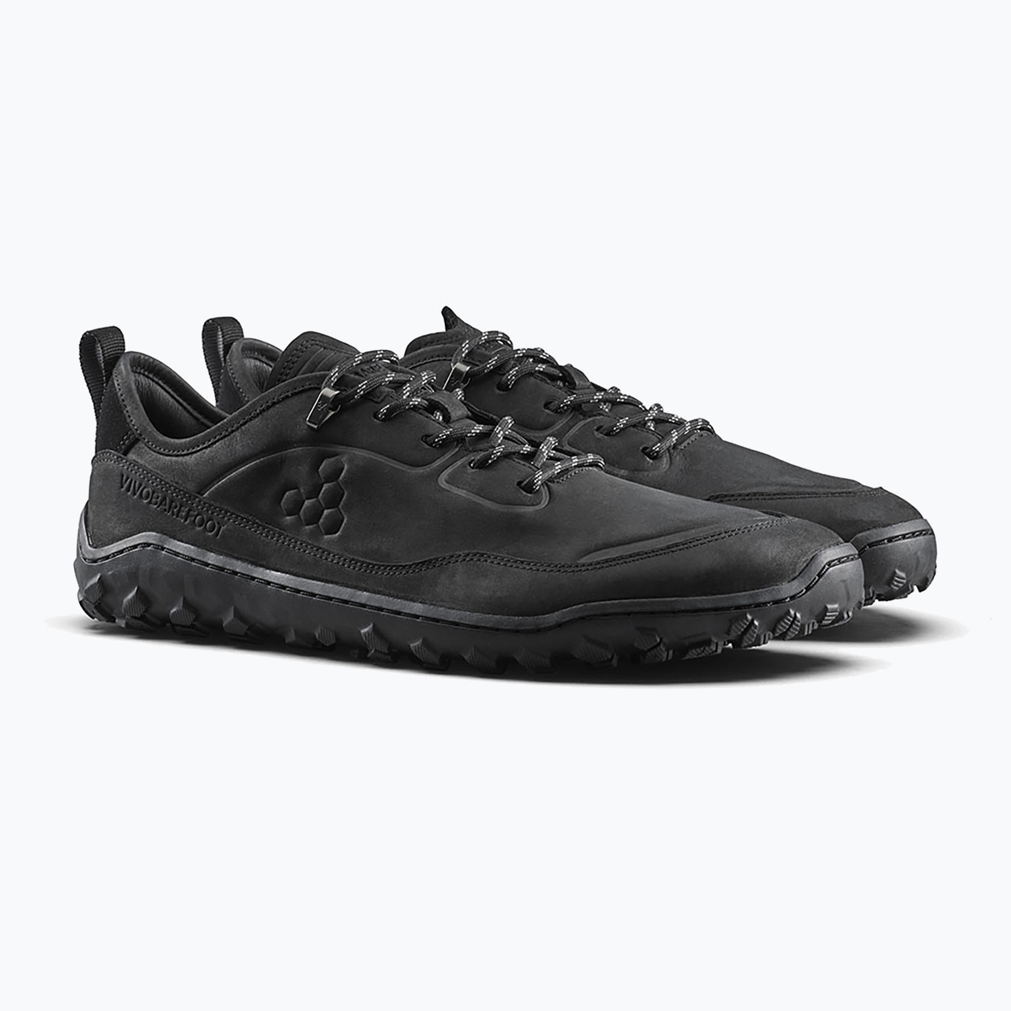 Мъжки обувки barefoot Vivobarefoot Tracker Leather Low obsidian