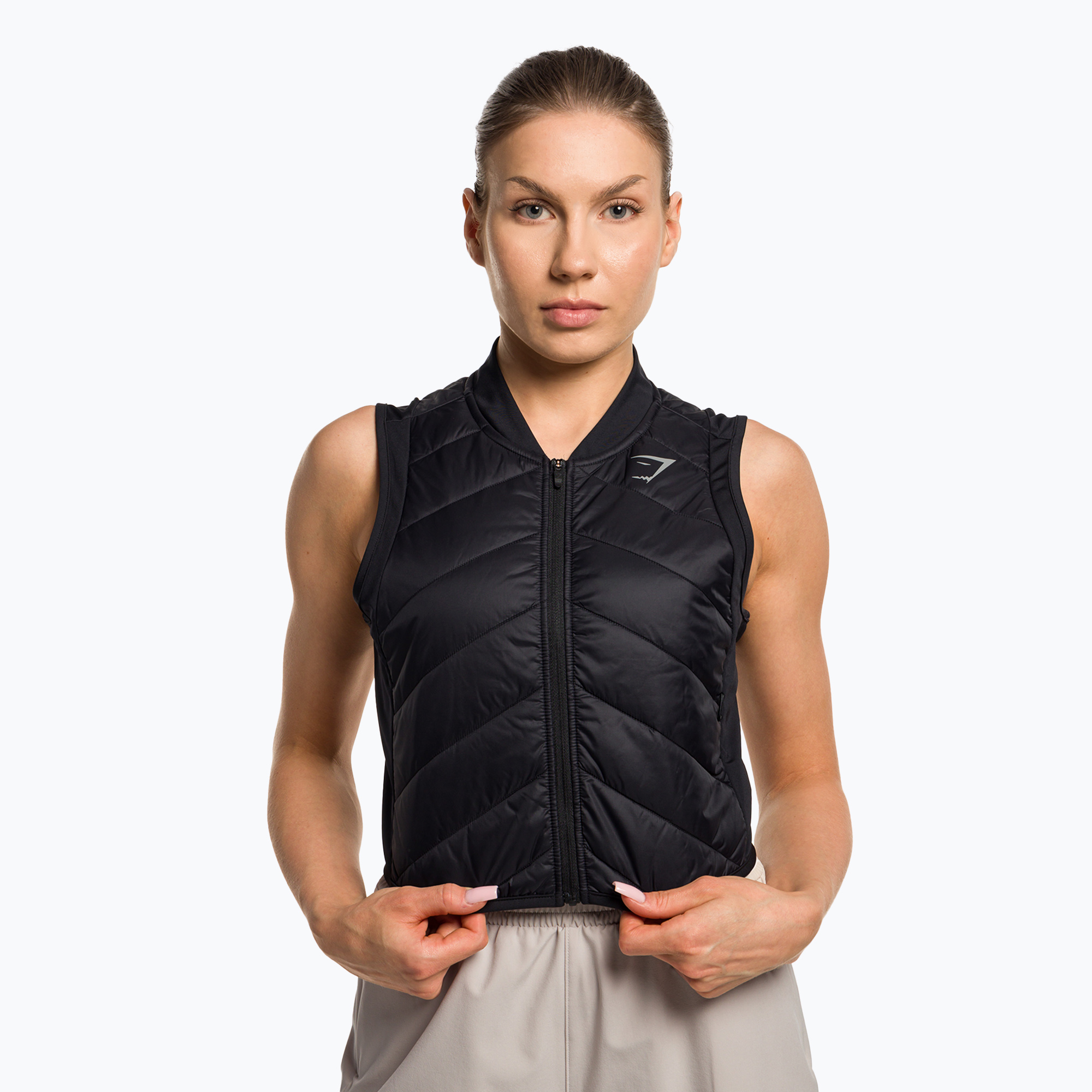 Bezrękawnik treningowy damski Gymshark Speed black 