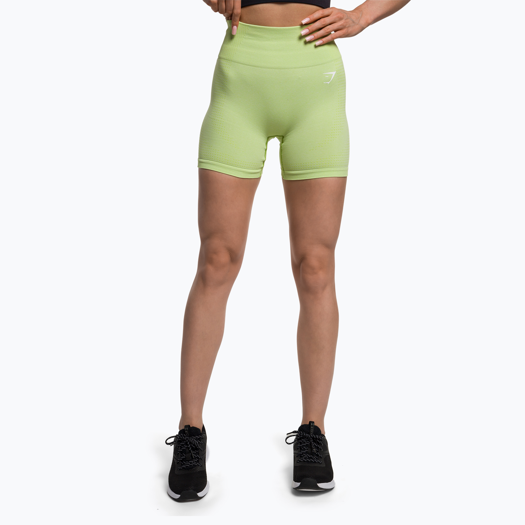 Dámske tréningové šortky Gymshark Vital Seamless neon yellow (Vital Seamless B1A4J-YBBF-AI1)